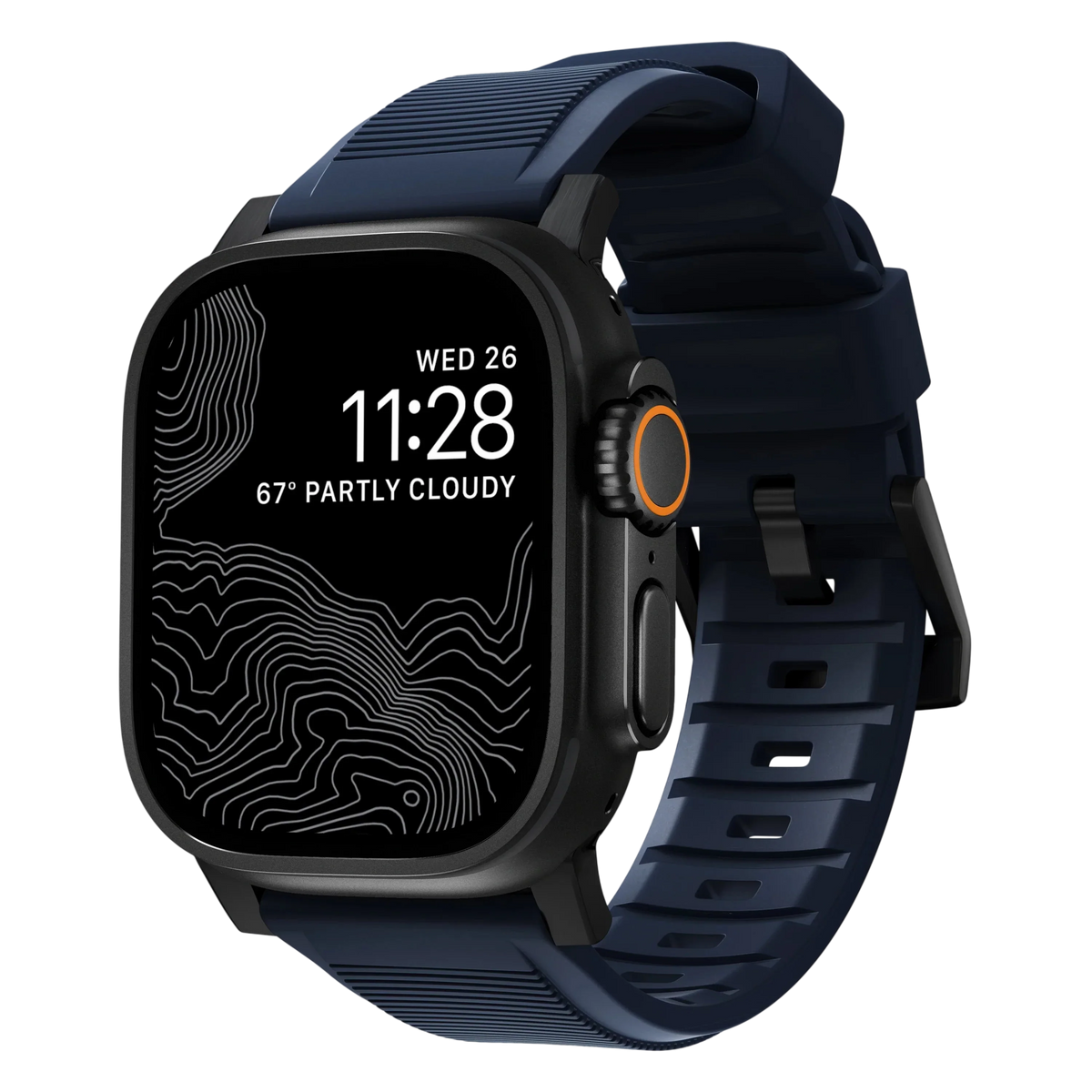 Nomad Rugged Band for Apple Watch Ultra 49mm - Atlantic Blue
