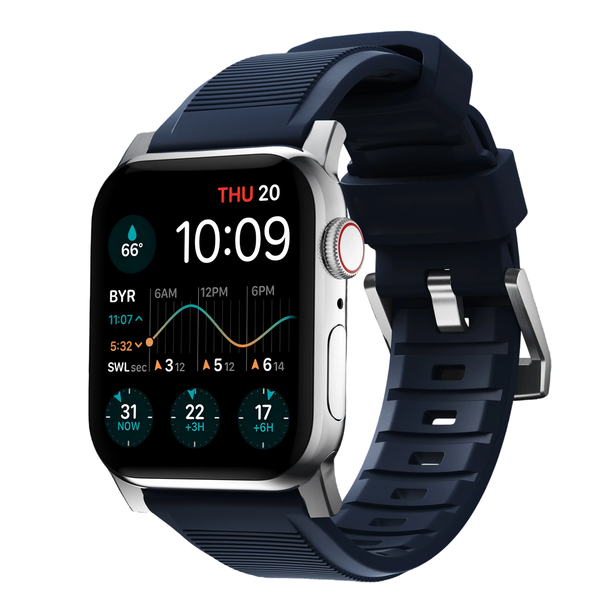Nomad Rugged Band for Apple Watch Ultra 49mm - Atlantic Blue