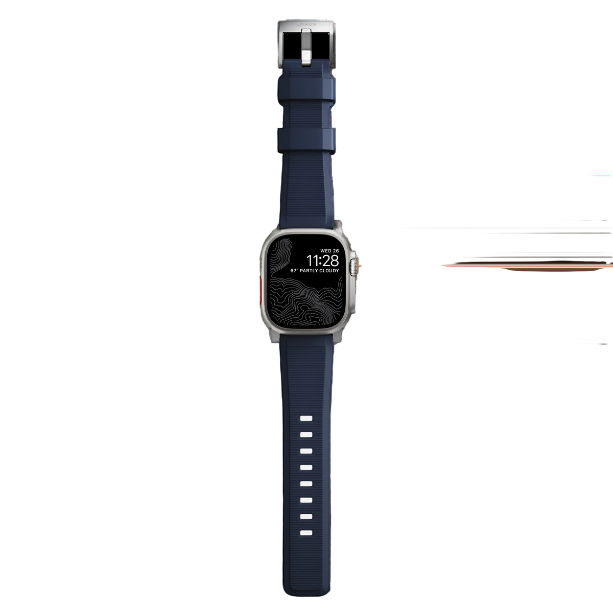 Nomad Rugged Band for Apple Watch Ultra 49mm - Atlantic Blue
