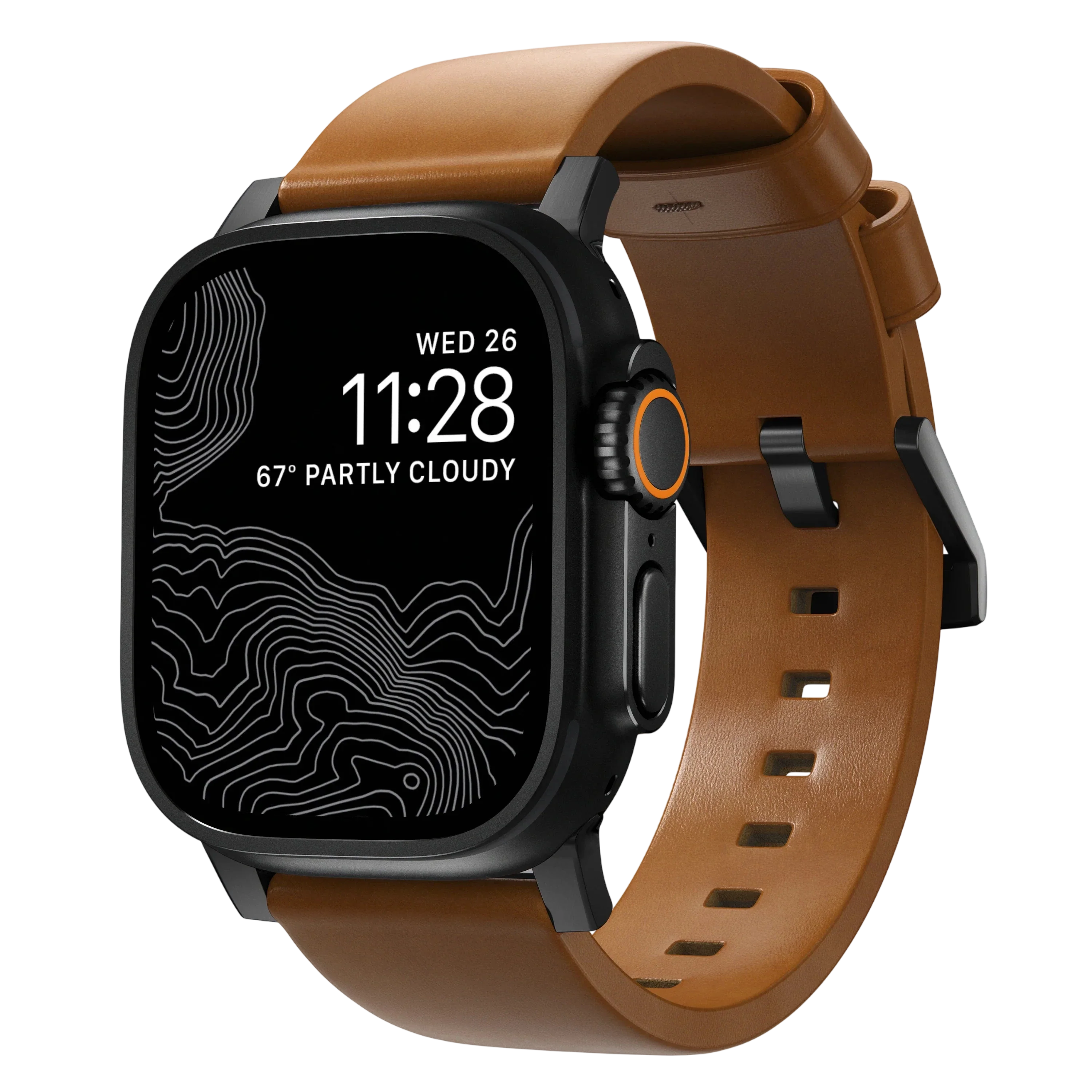 Nomad Modern Leather Band for Apple Watch Ultra 3 / 2 / 1 - 49mm