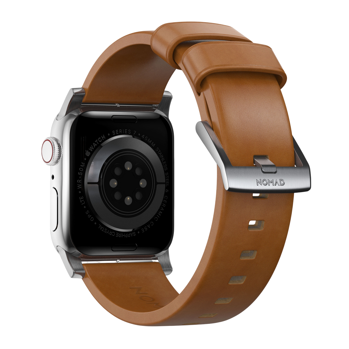 Nomad Modern Leather Band for Apple Watch Ultra 3 / 2 / 1 - 49mm - English Tan #color_english-tan
