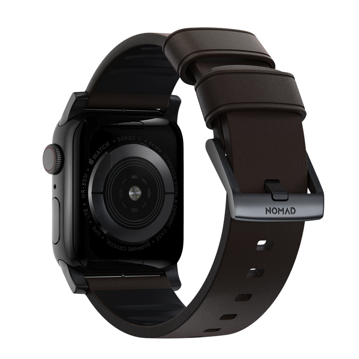 Nomad Active Band Pro Leather Band for Apple Watch 49mm / 46mm / 45mm - Rustic Brown