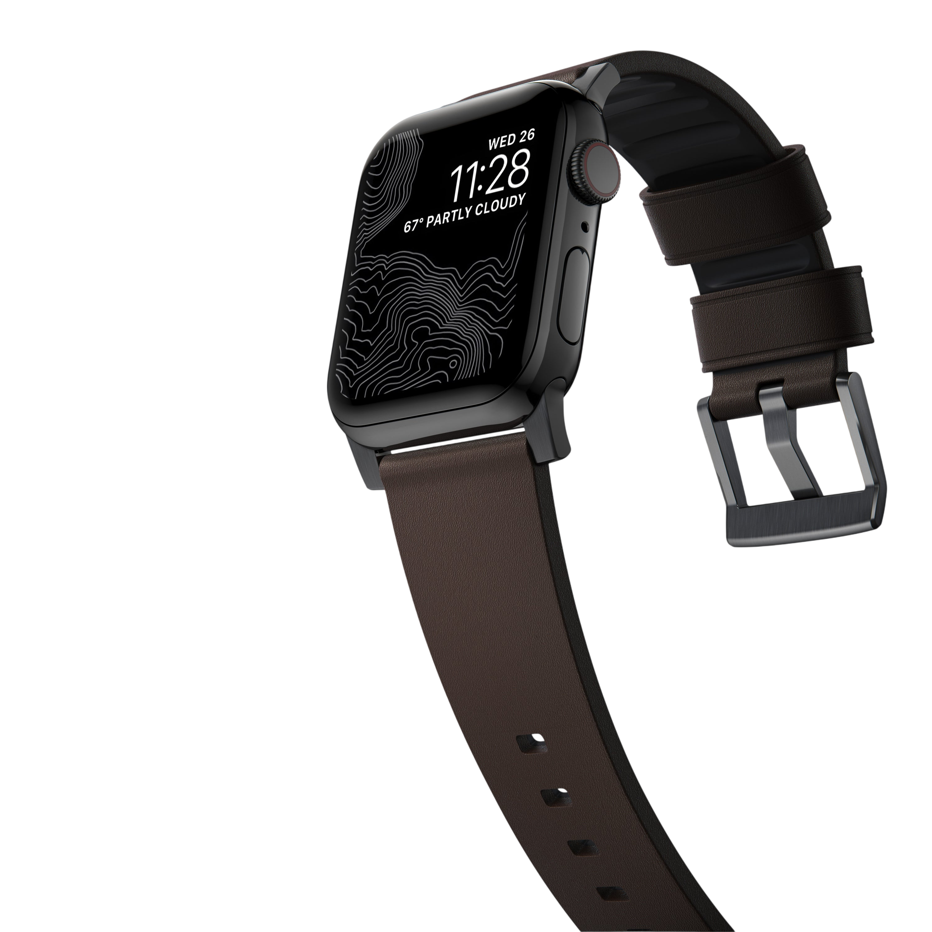 حزام نوماد أكتيف برو الجلد لساعات آبل 49mm / 46mm / 45mm