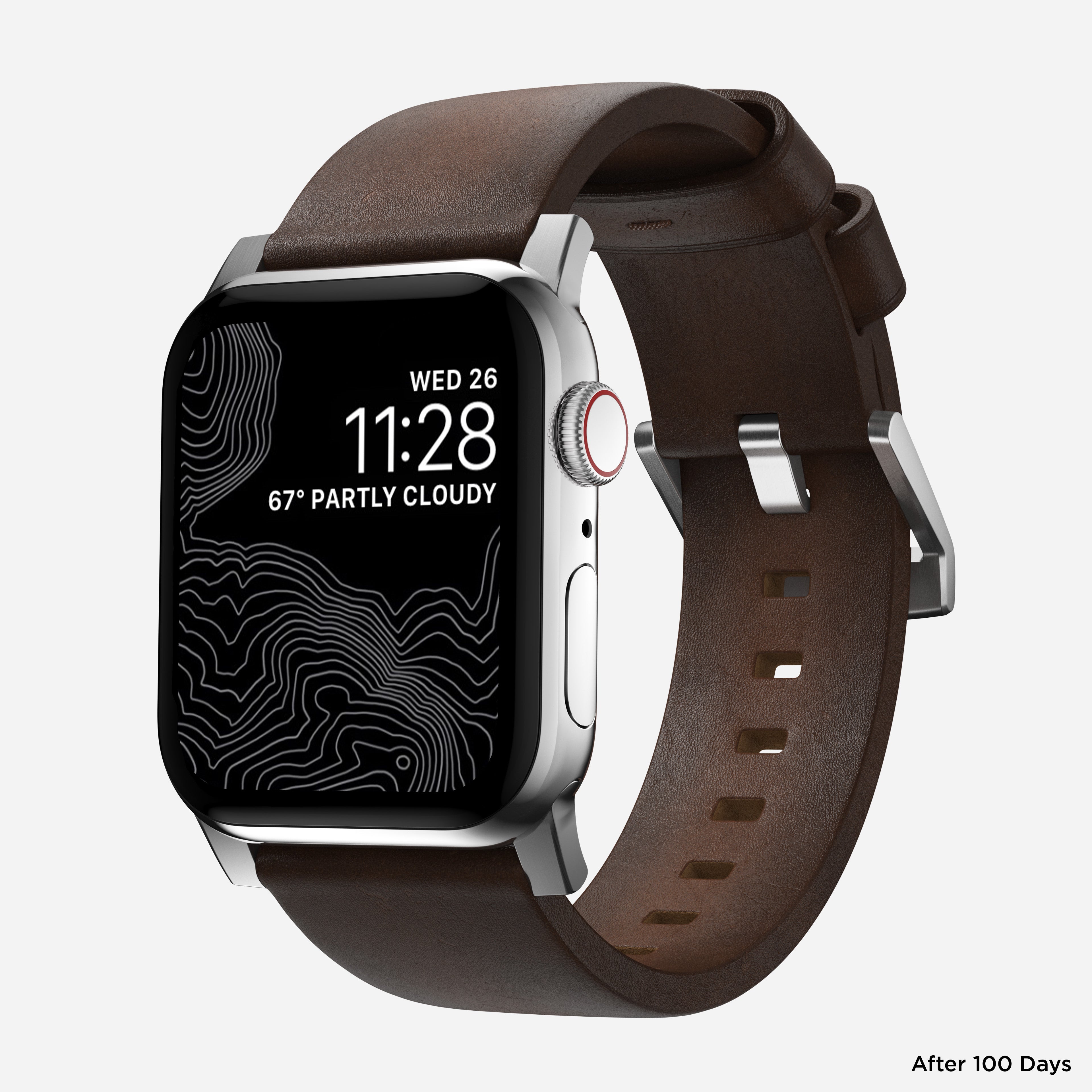 Nomad Modern Leather Band for Apple Watch Ultra 3 / 2 / 1 - 49mm
