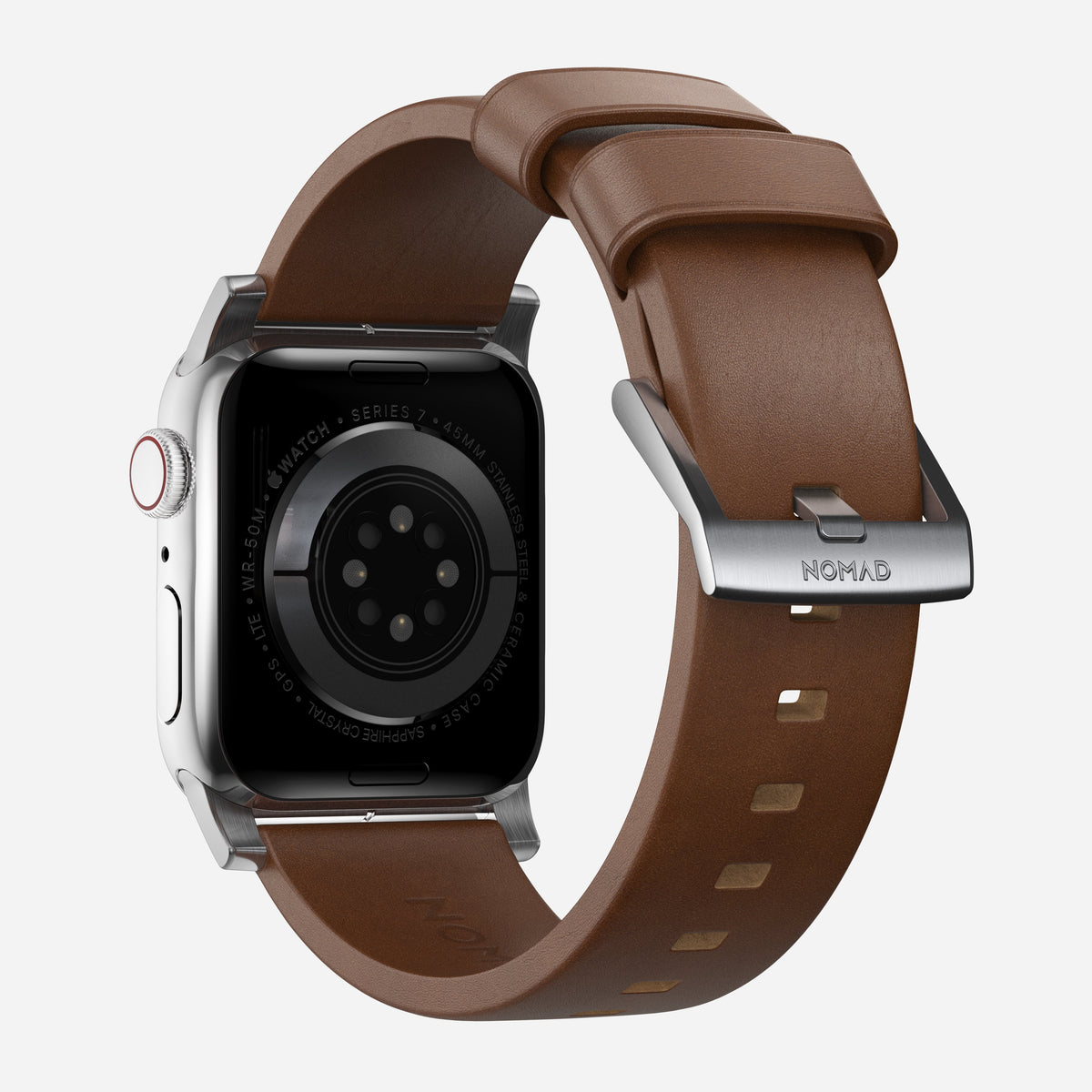 Nomad Modern Leather Band for Apple Watch Ultra 3 / 2 / 1 - 49mm - Brown #color_brown