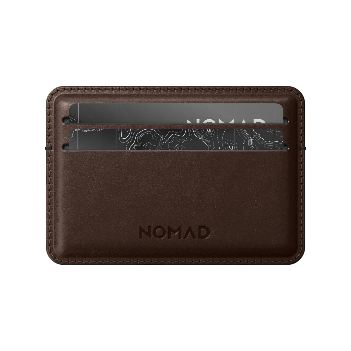 Nomad Card Wallet (Horween Leather) - Rustic Brown