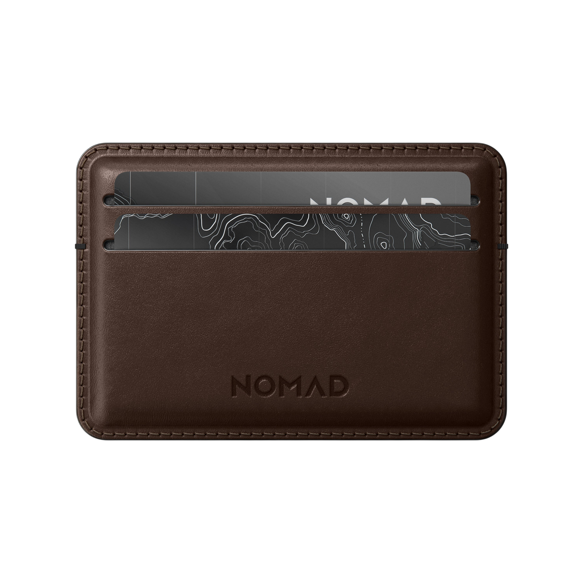 Nomad Card Wallet (Horween Leather) - Rustic Brown