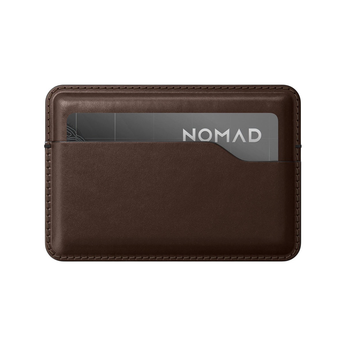 Nomad Card Wallet (Horween Leather) - Rustic Brown