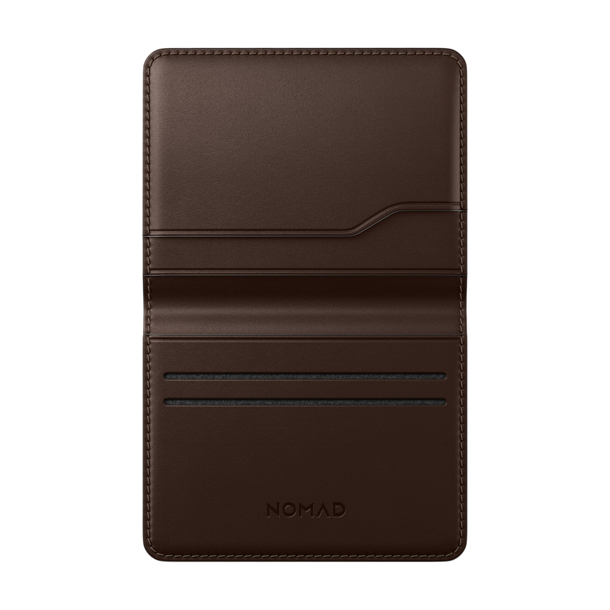 Nomad Card Wallet Plus (Horween Leather) - Rustic Brown