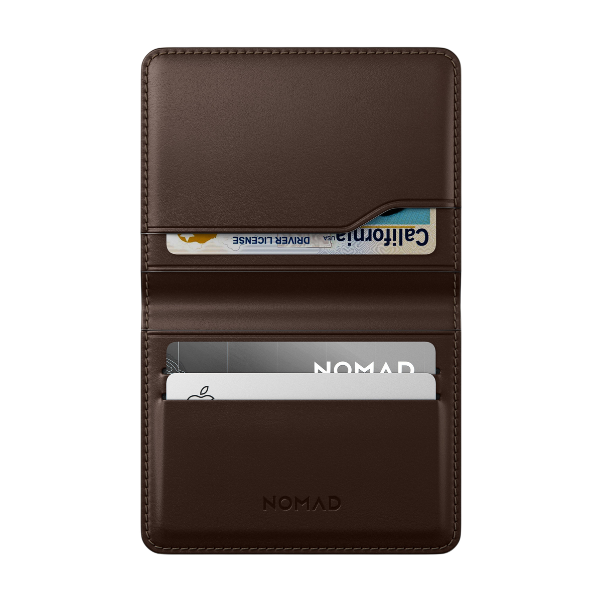 Nomad Card Wallet Plus (Horween Leather) - Rustic Brown