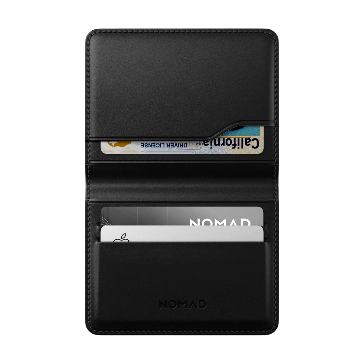 Nomad Card Wallet Plus (Horween Leather) - Black
