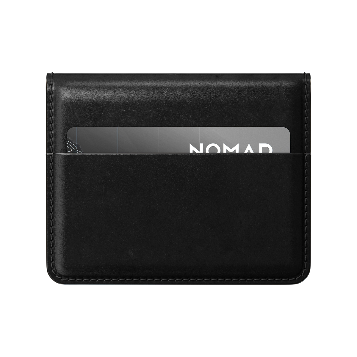 Nomad Card Wallet Plus (Horween Leather) - Black