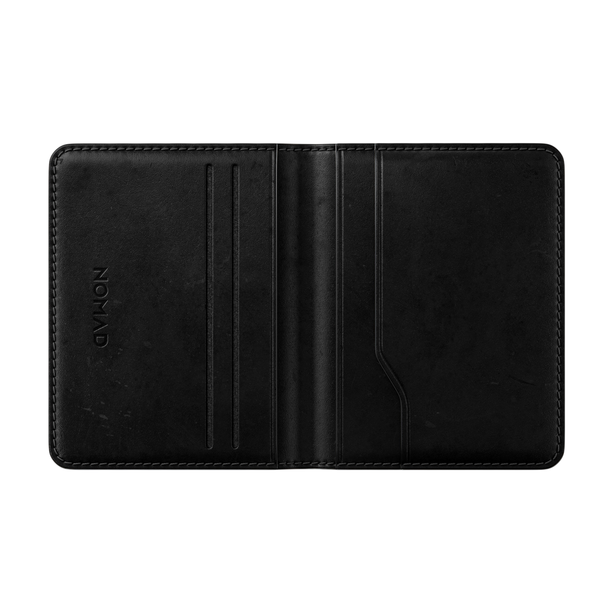 Nomad Card Wallet Plus (Horween Leather) - Black