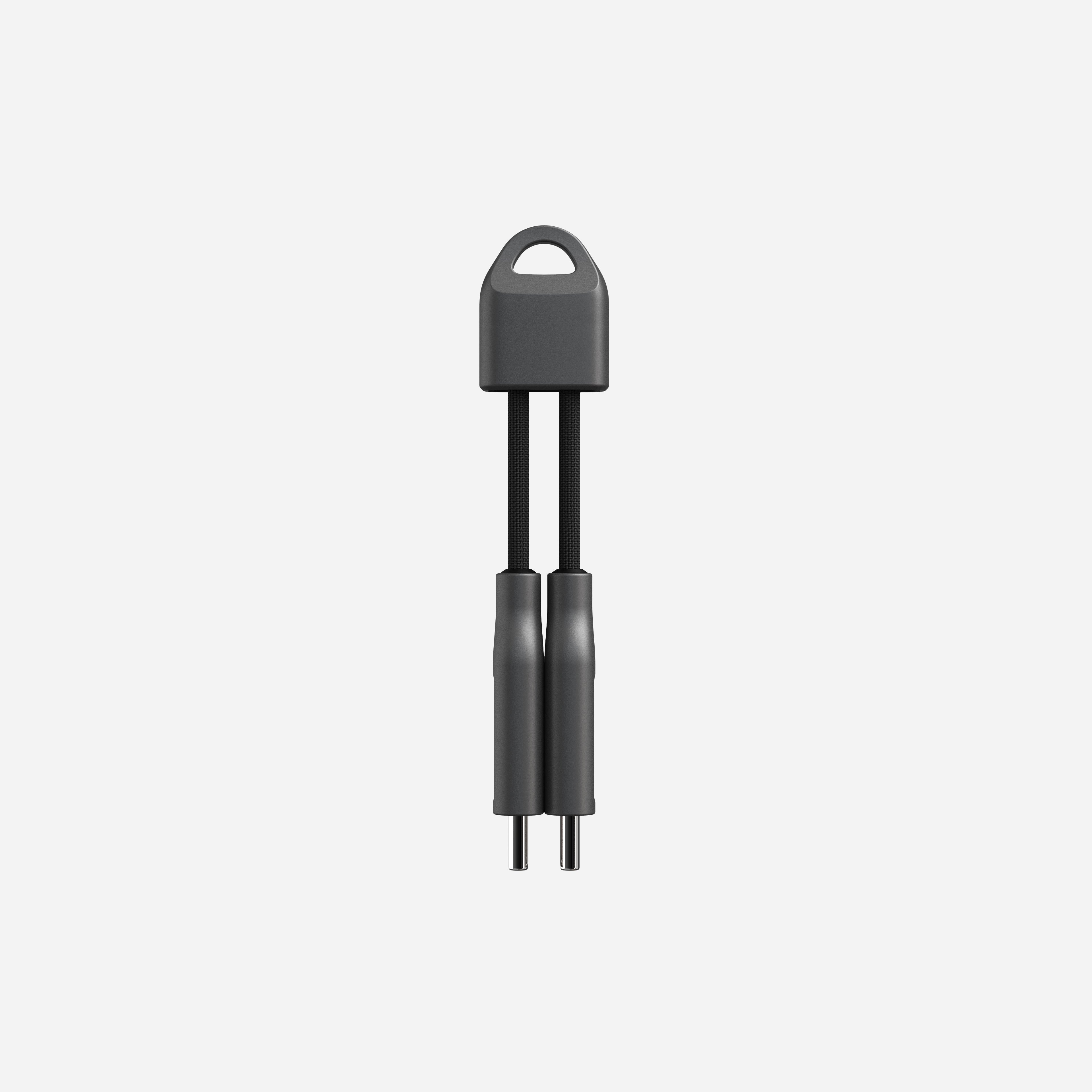 نوماد تشارج كي - كابل USB C أسود