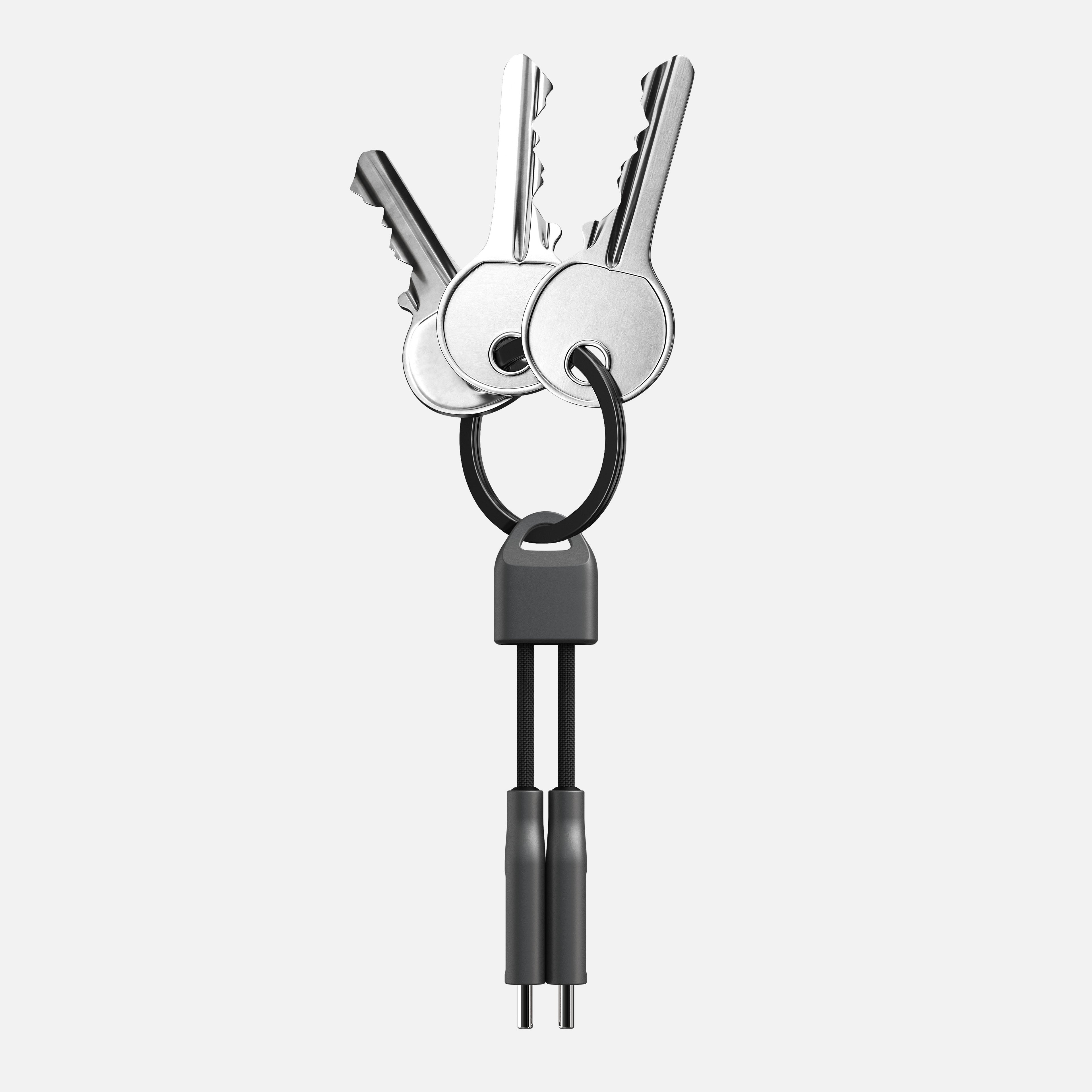 نوماد تشارج كي - كابل USB C أسود