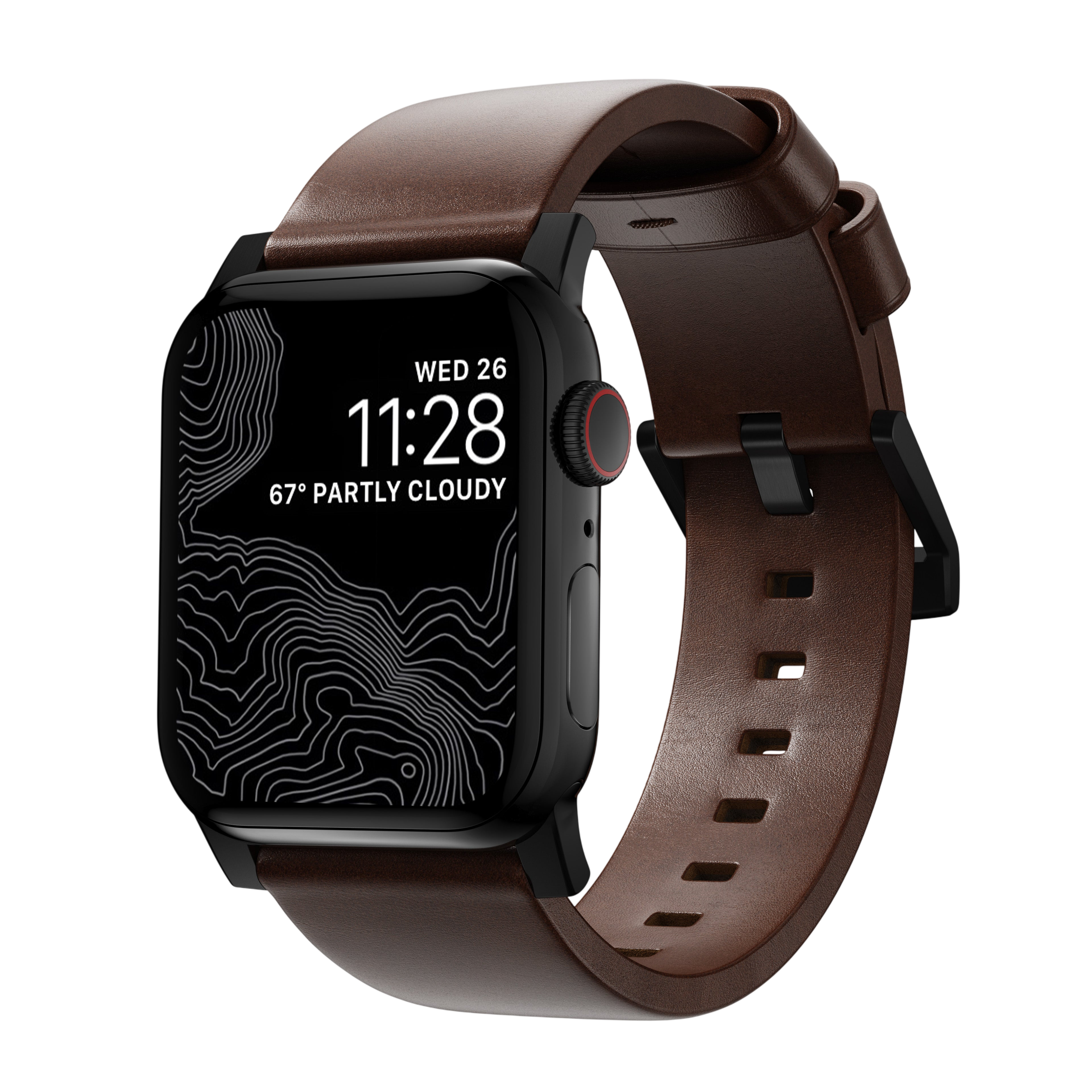Nomad Modern Leather Band for Apple Watch Ultra 3 / 2 / 1 - 49mm