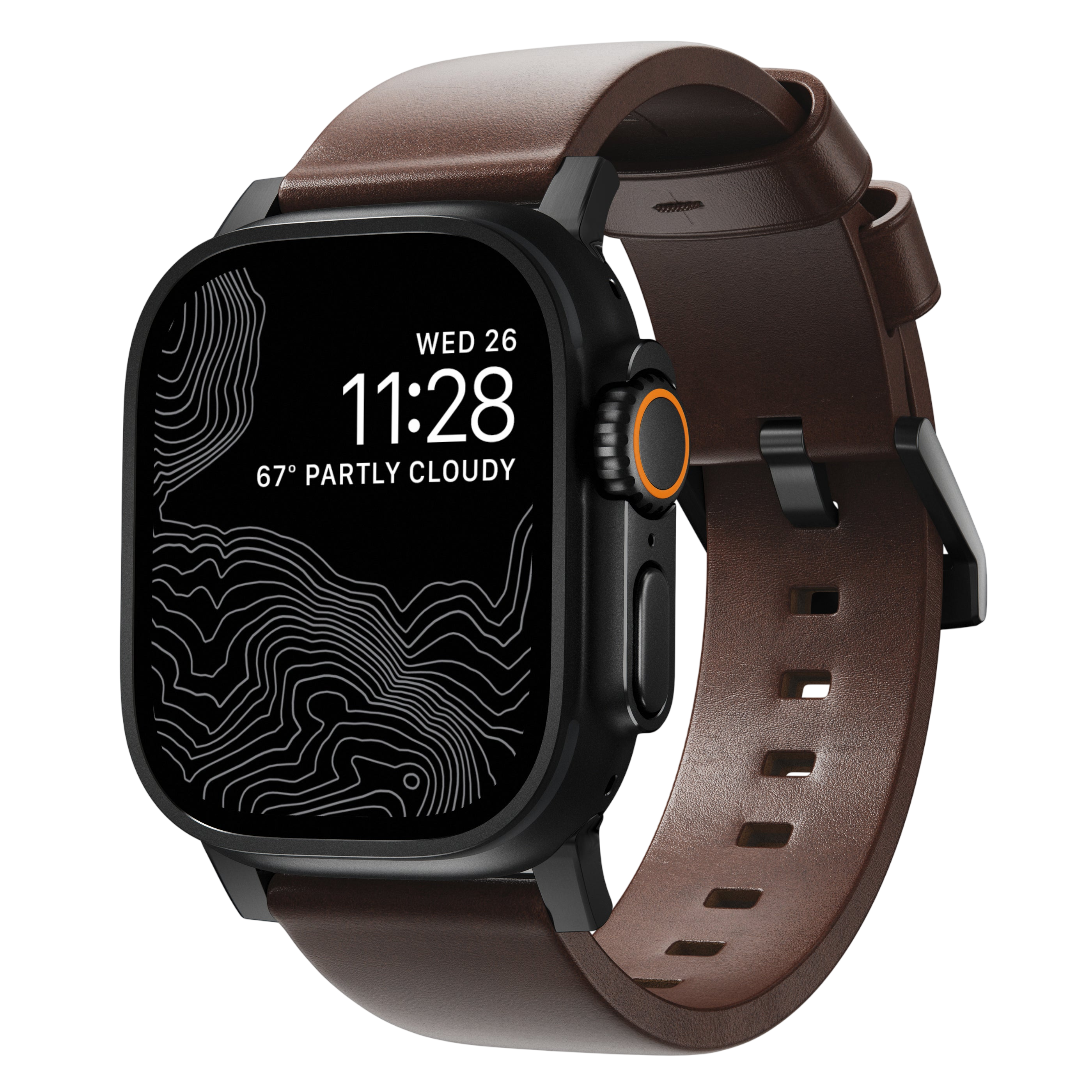 Nomad Modern Leather Band for Apple Watch Ultra 3 / 2 / 1 - 49mm