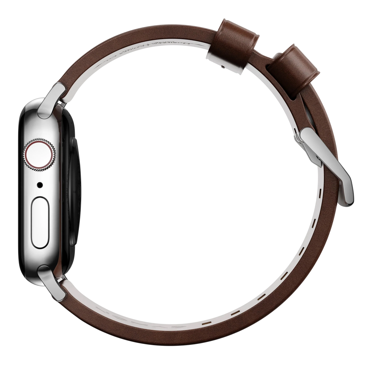 Nomad Modern Leather Band for Apple Watch Ultra 3 / 2 / 1 - 49mm - Rustic Brown #color_rustic-brown