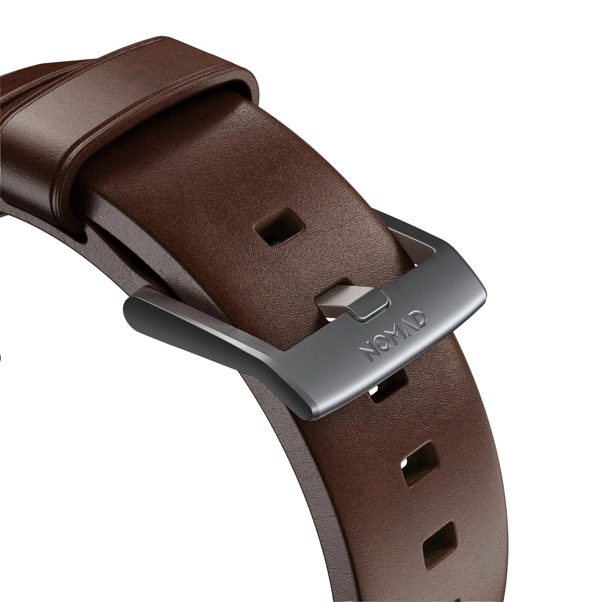 Nomad Modern Leather Band for Apple Watch Ultra 3 / 2 / 1 - 49mm - Rustic Brown #color_rustic-brown
