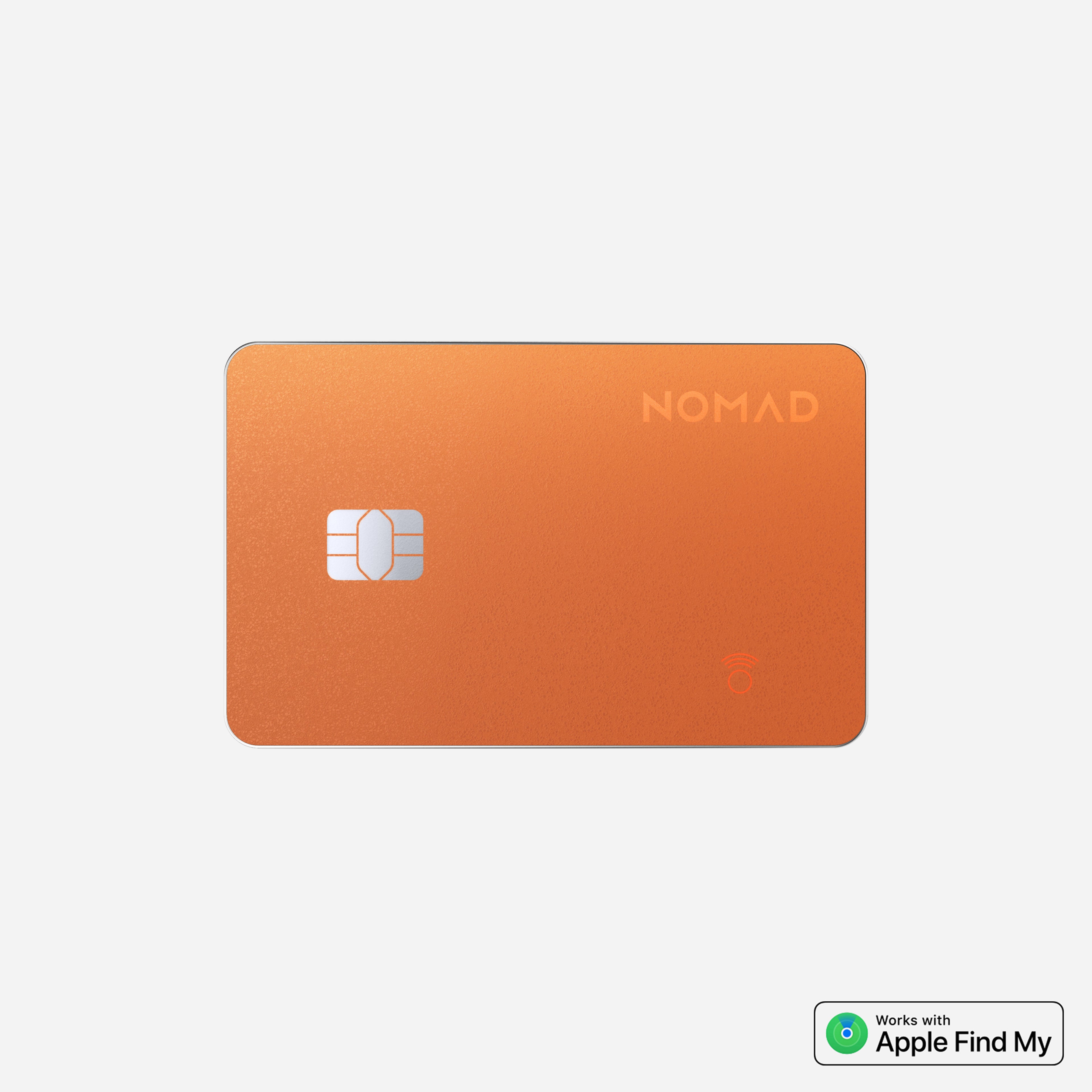 Nomad Tracking Card Pro - Find My - Stellar Orange