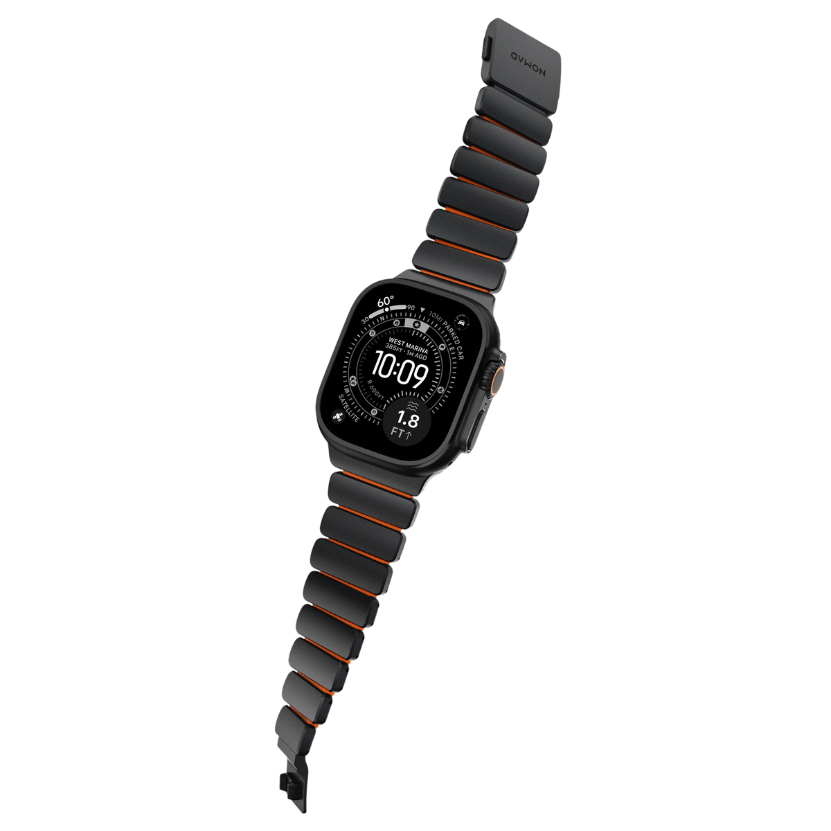 Nomad Stratos Band for Apple Watch Ultra 3 / 2 / 1 - 49mm - Orange #color_orange