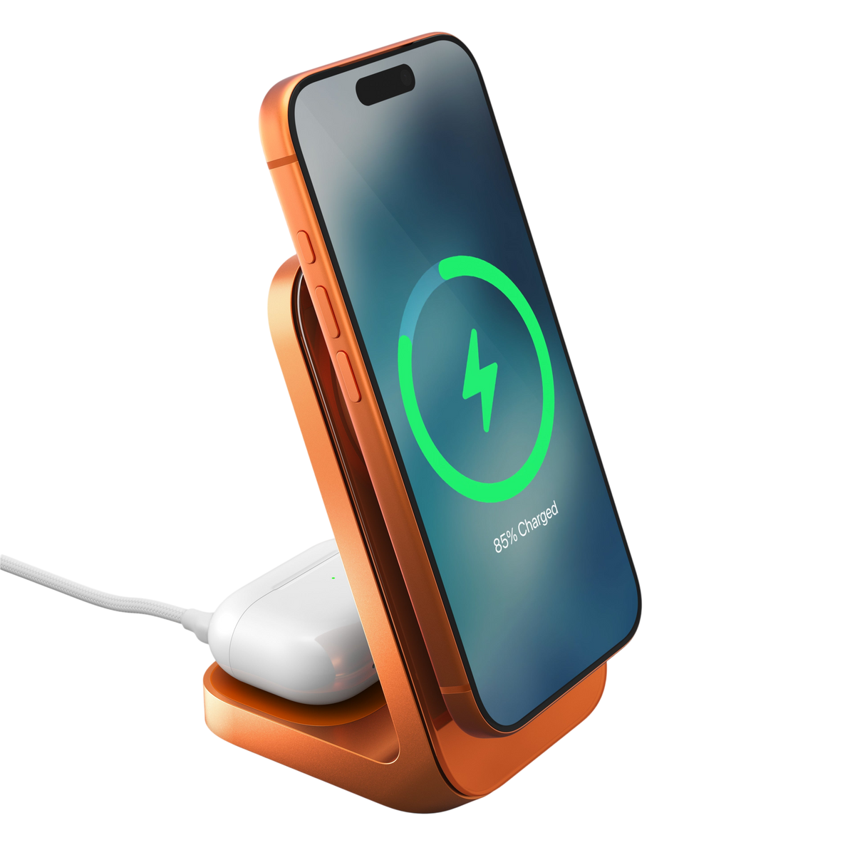 Nomad Stand One (4th Gen) Qi2.2 - Stellar Orange