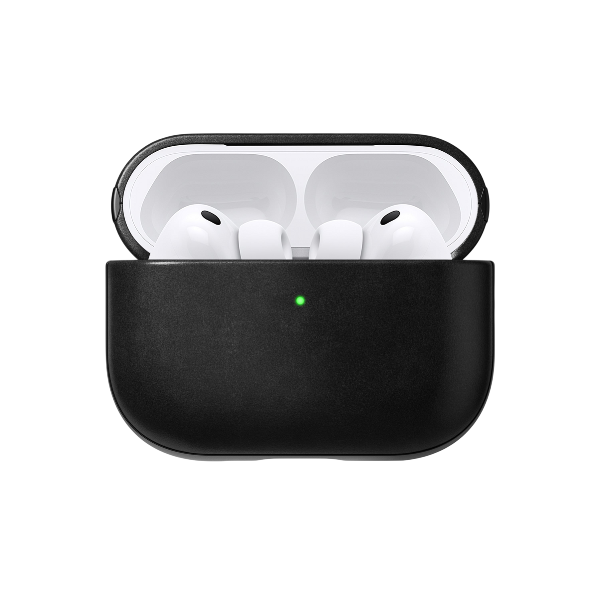 Nomad Modern Leather Case for AirPods Pro 3 - Black #color_black