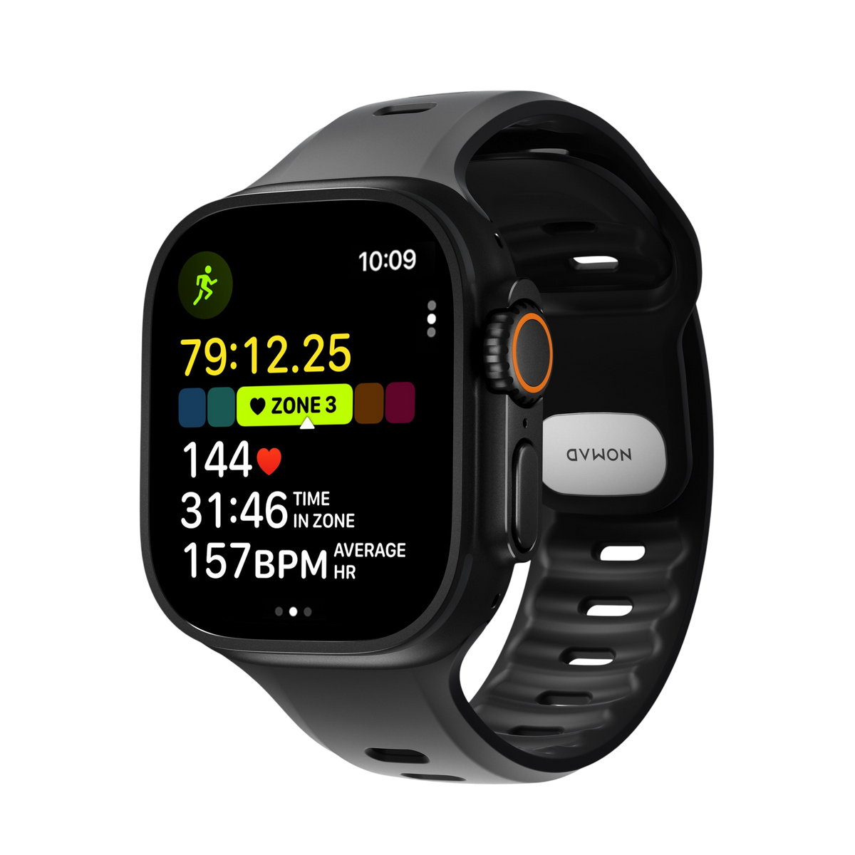Nomad Tempo Band for Apple Watch 49mm - Black