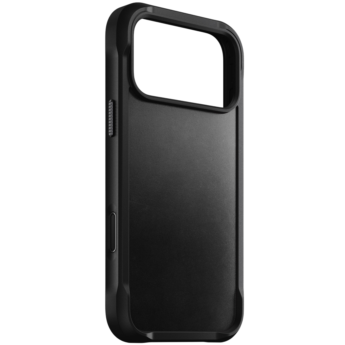 Nomad Rugged Leather Case for iPhone 17 Pro (Horween) - Black #color_black