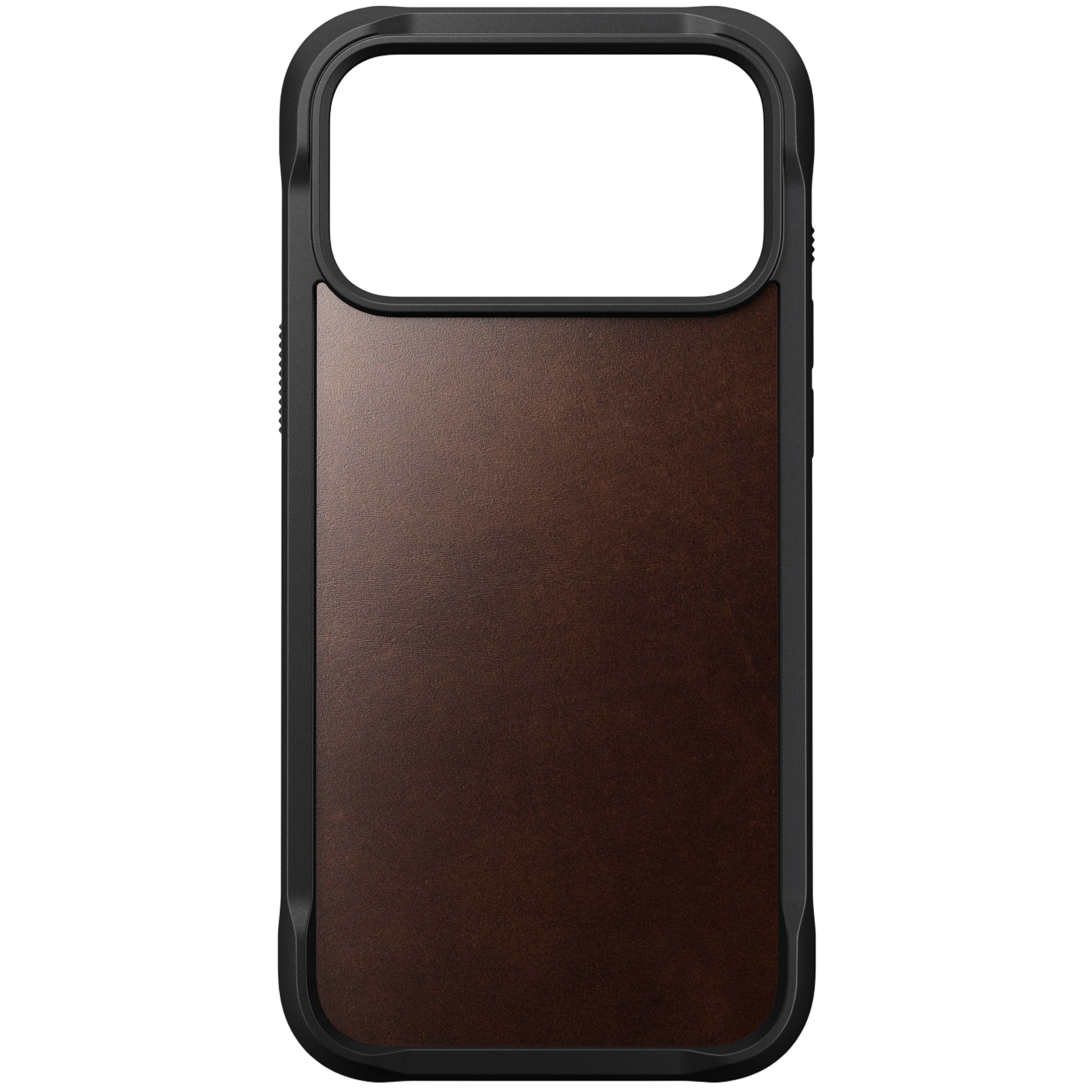Nomad Rugged Leather Case for iPhone 17 Pro (Horween)
