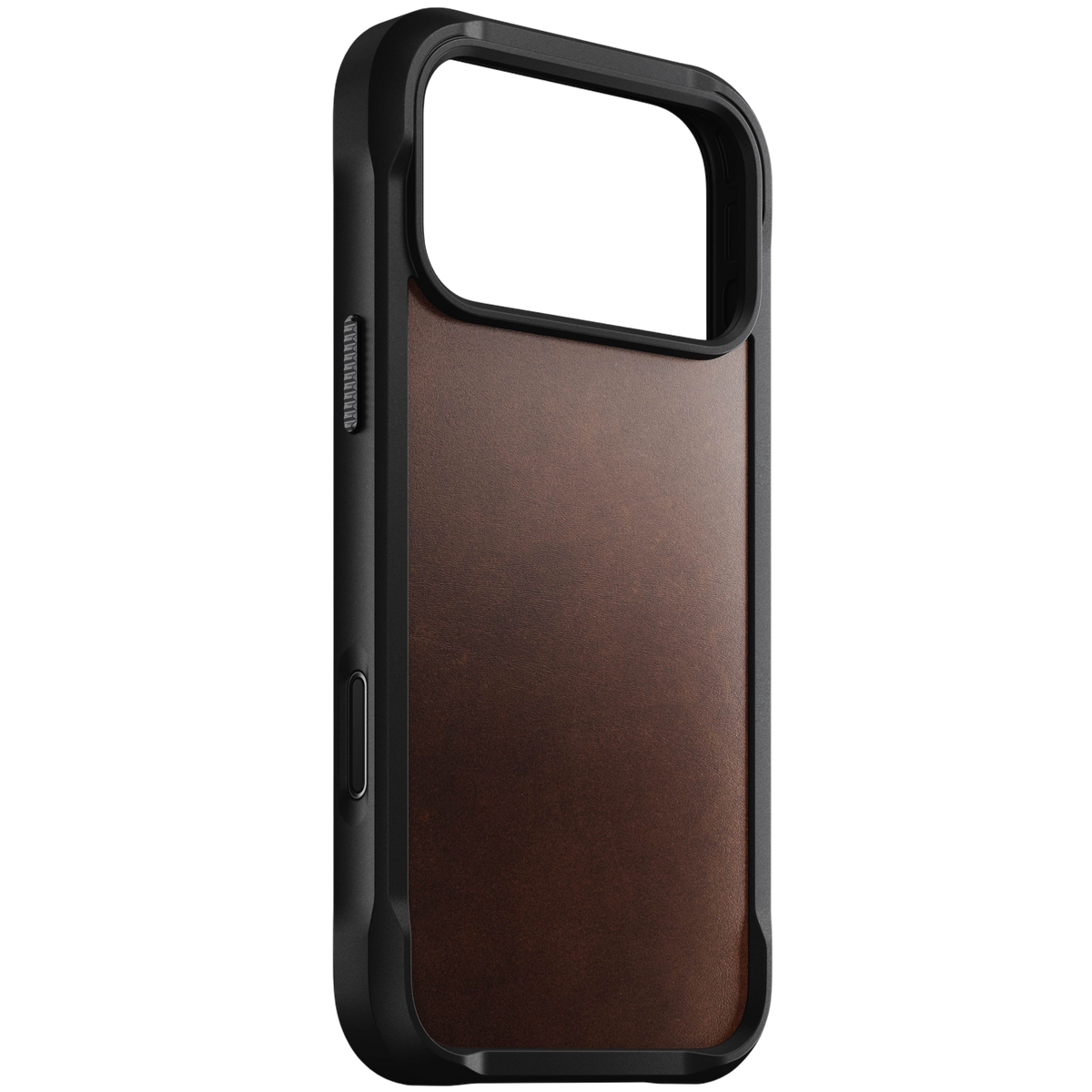 Nomad Rugged Leather Case for iPhone 17 Pro (Horween) - Rustic Brown #color_rustic-brown