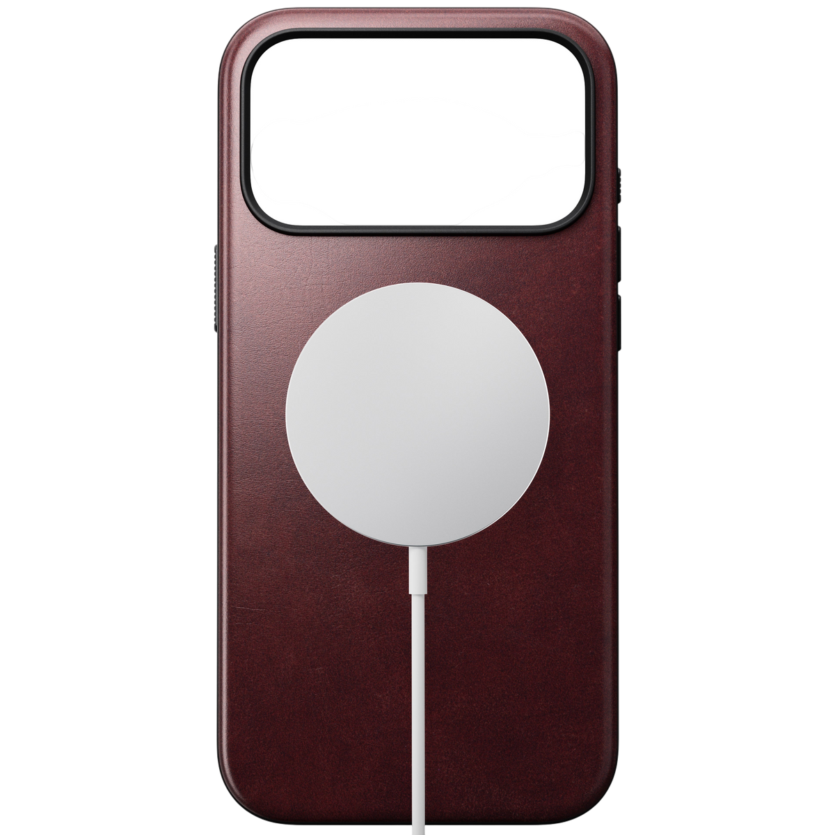 Nomad Modern Leather Case for iPhone 17 Pro (Horween Leather) - Burgundy