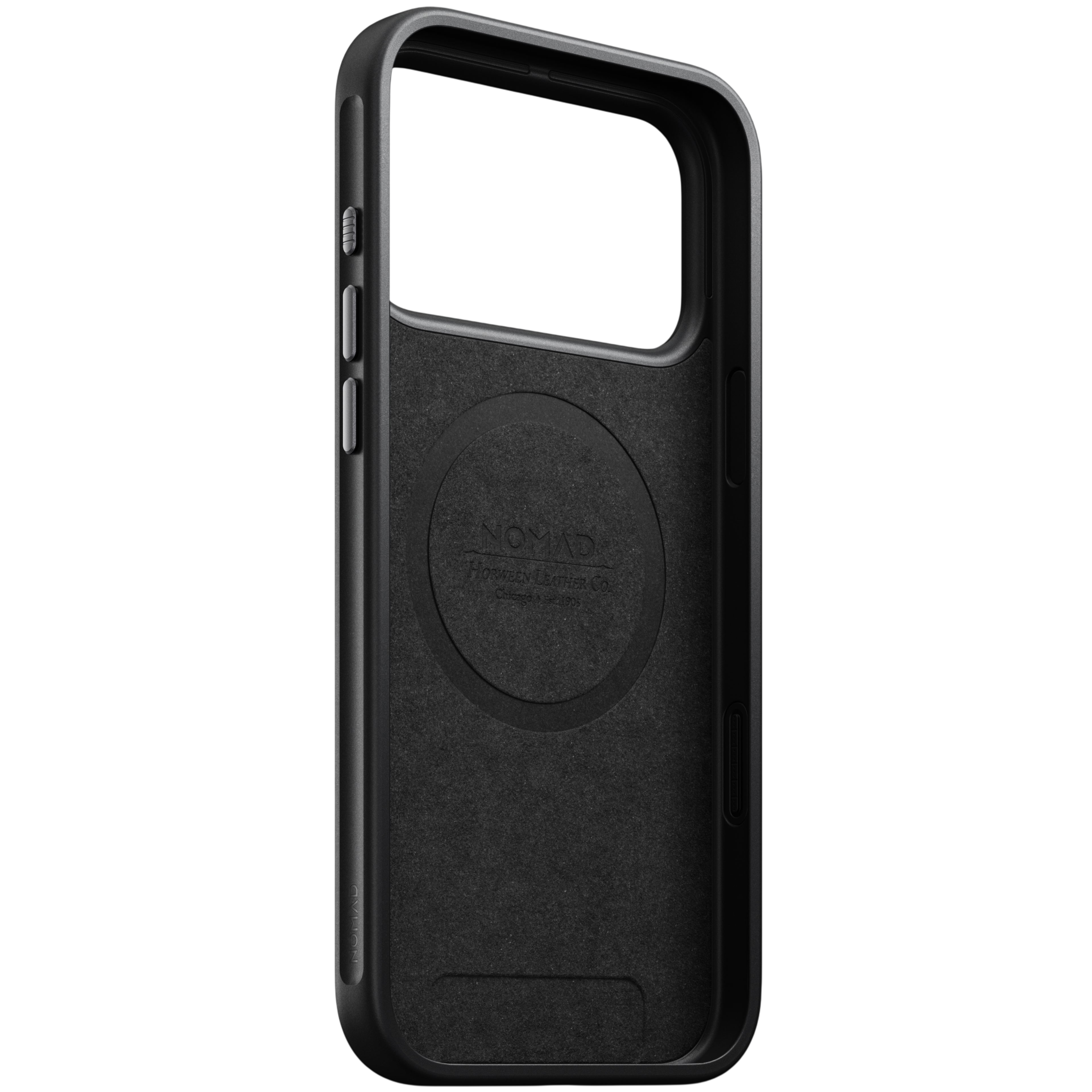 غلاف جلد حديث من نوماد لهاتف آيفون 17 برو (جلد هوروين)