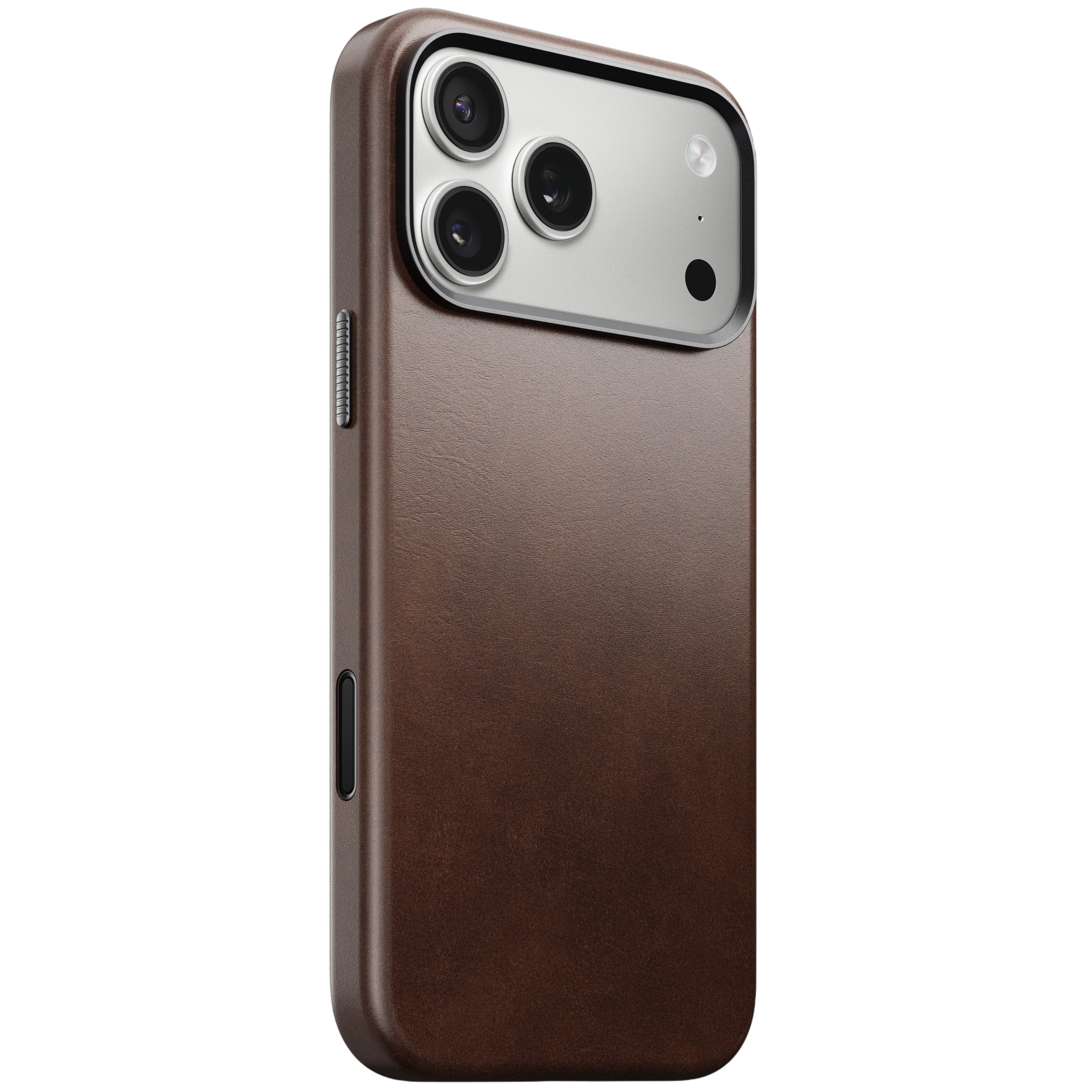 Nomad Traditional Leather Case for iPhone 17 Pro (Horween Leather) - Rustic Brown