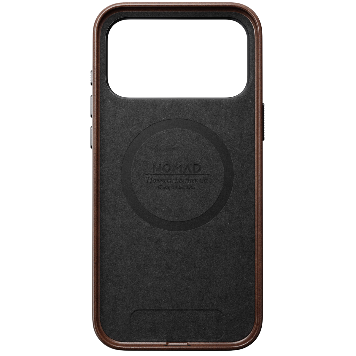 Nomad Traditional Leather Case for iPhone 17 Pro (Horween Leather) - Rustic Brown #color_rustic-brown
