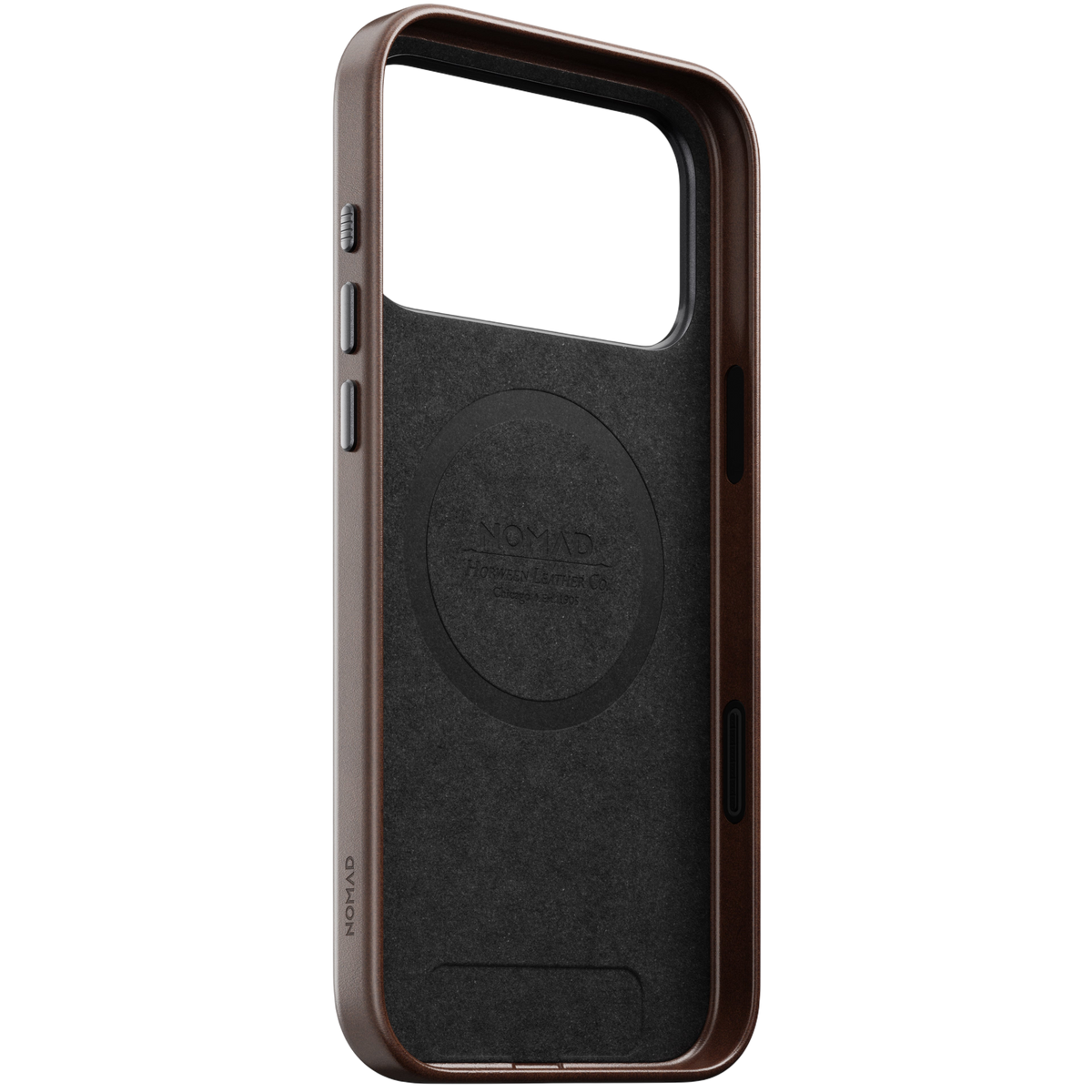 Nomad Traditional Leather Case for iPhone 17 Pro (Horween Leather) - Rustic Brown #color_rustic-brown