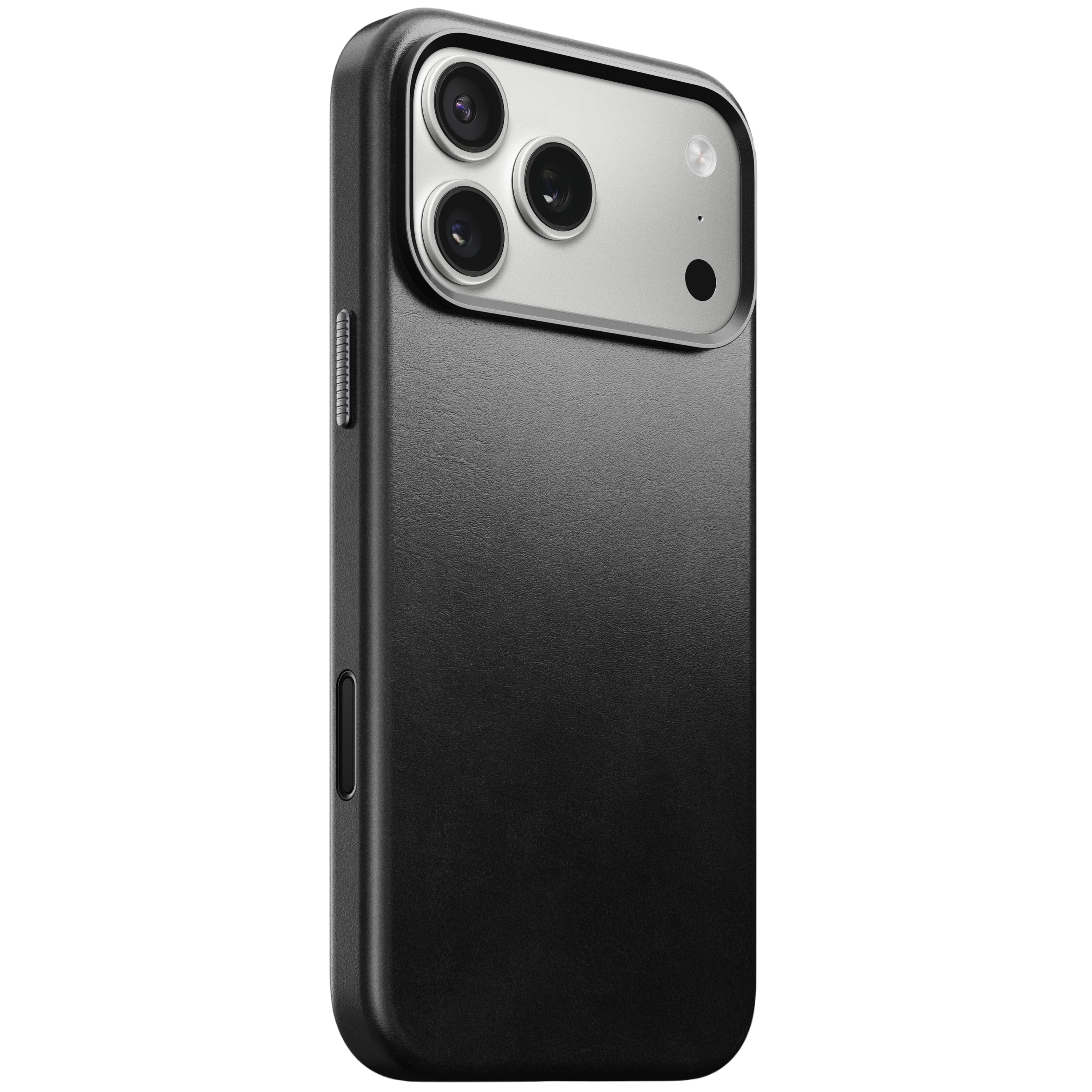 iPhoneアクセサリー NOMAD Modern Leather Case 17 Pro Max Rugged Leather Case - iPhone 17 Pro Max | Black | Horween