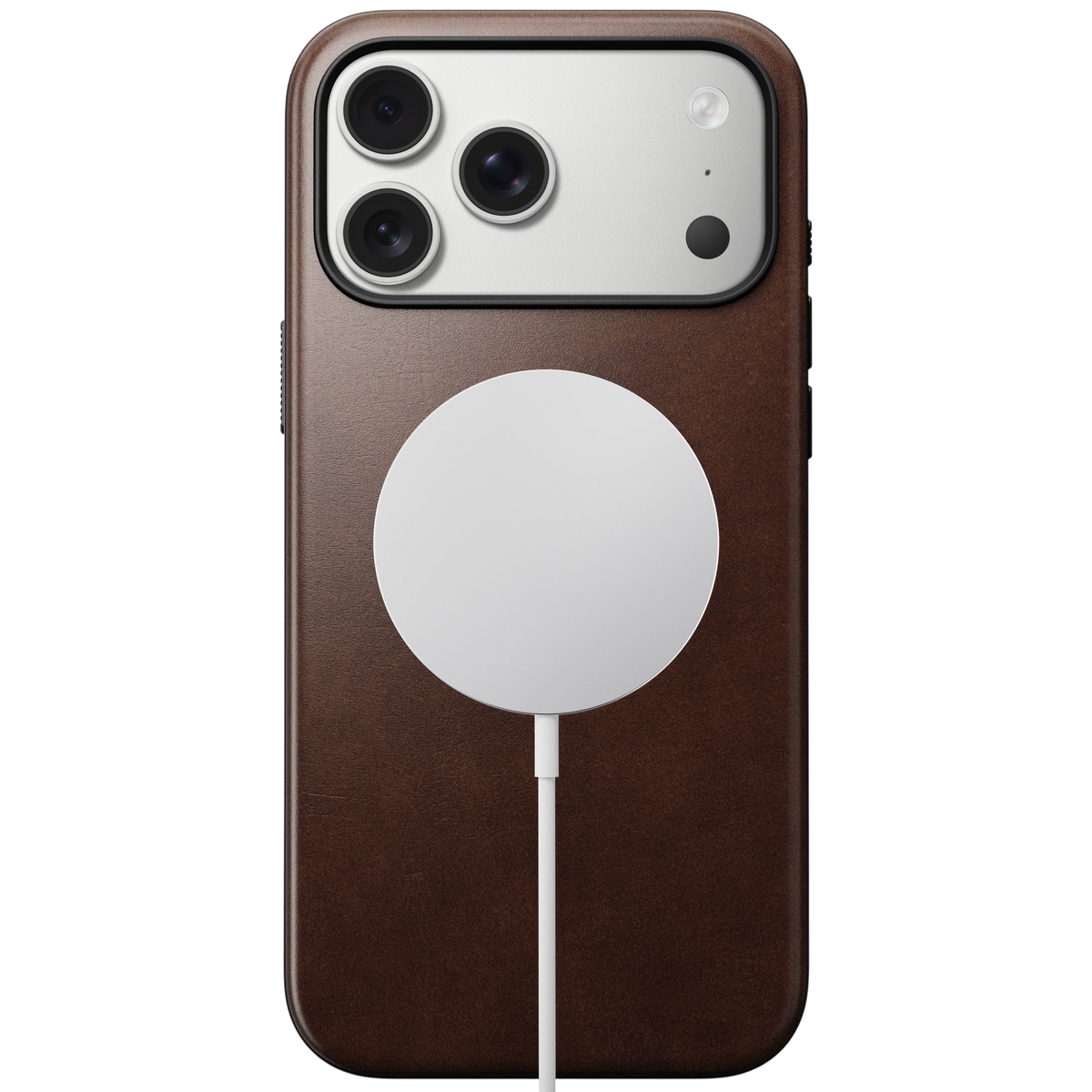 Nomad Modern Leather Case for iPhone 17 Pro Max (Horween Leather) - Rustic Brown