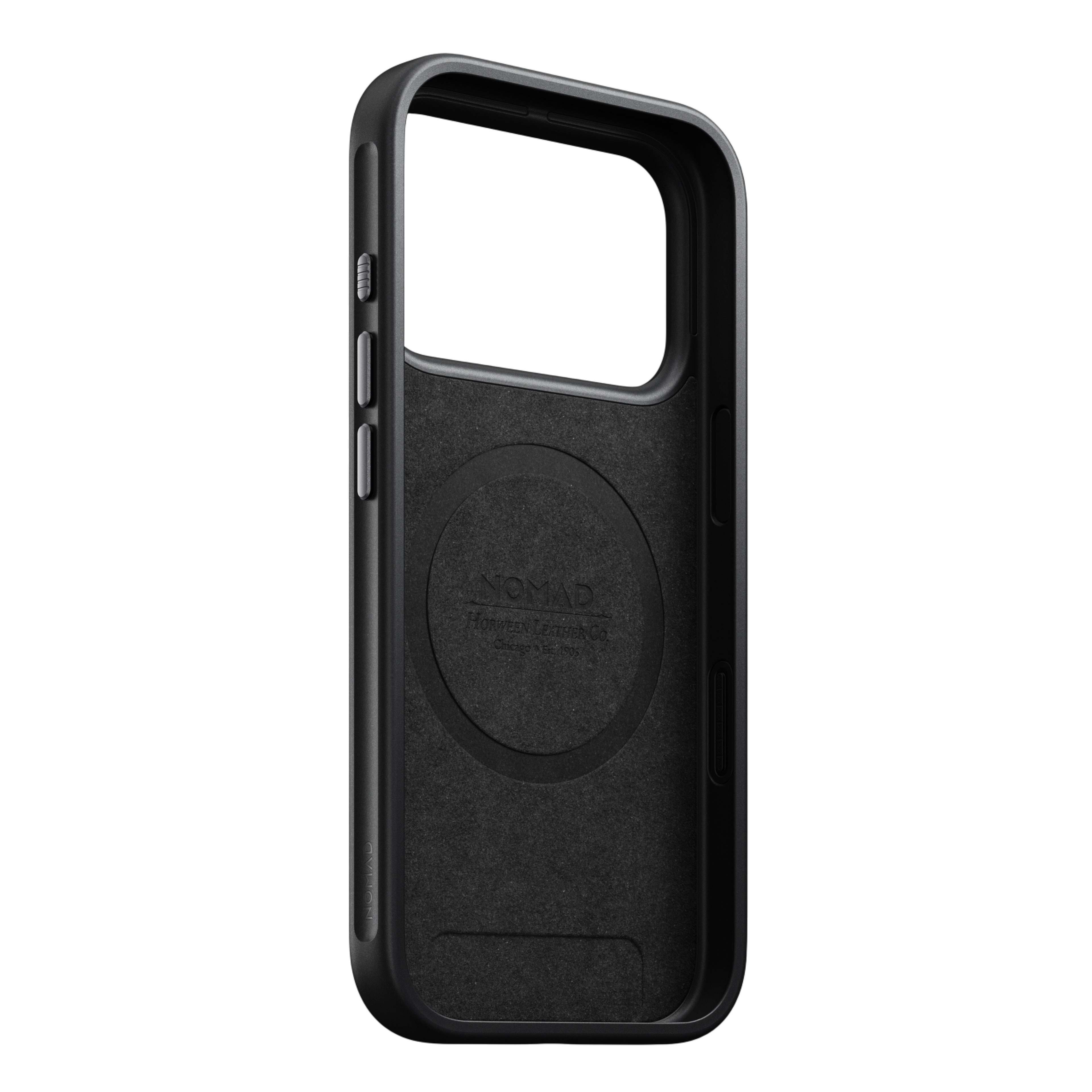 غلاف نوماد الحديث من الجلد لهاتف آيفون 17 برو ماكس (جلد هوروين)