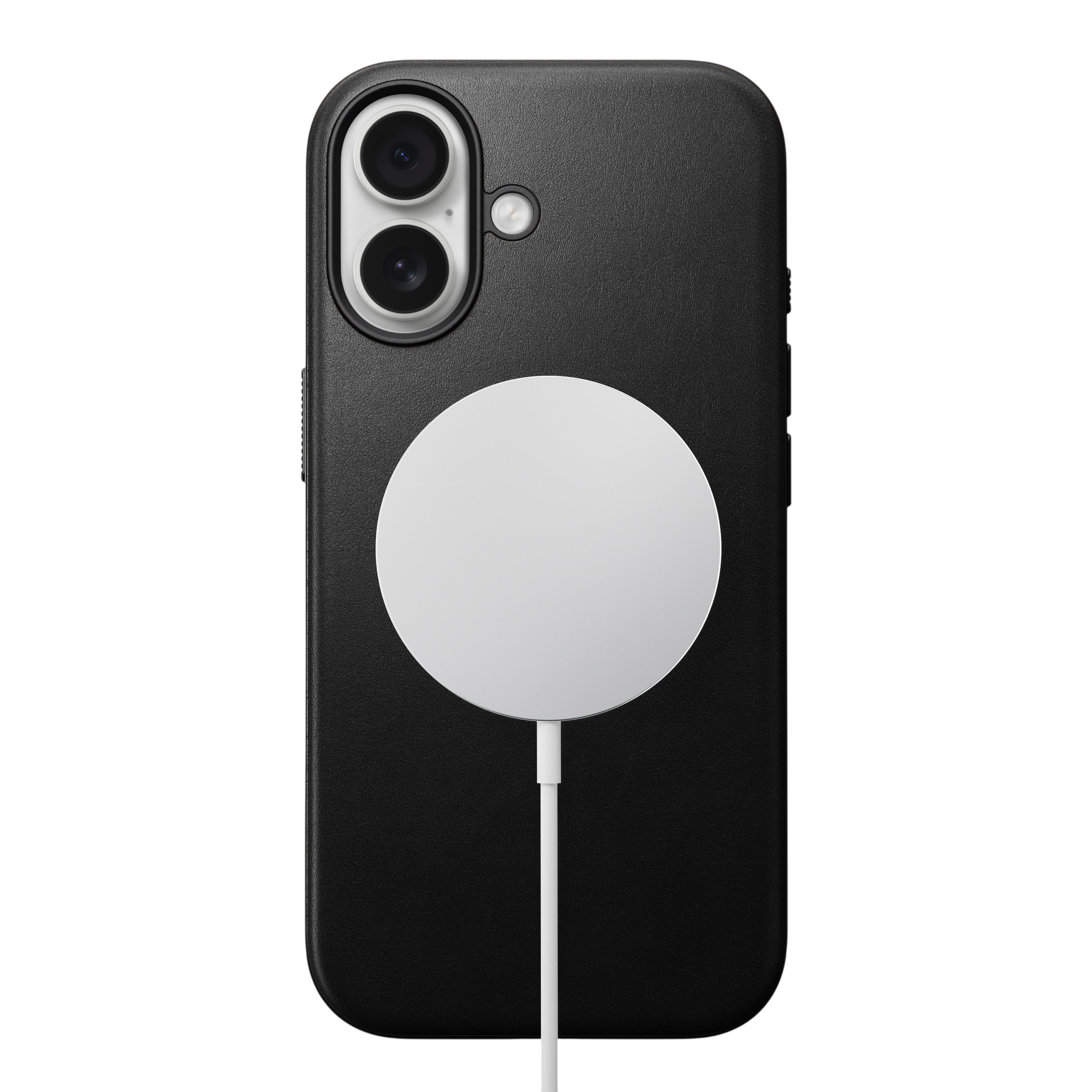 Nomad Modern Leather Case for iPhone 17 (Nomad Leather) - Black
