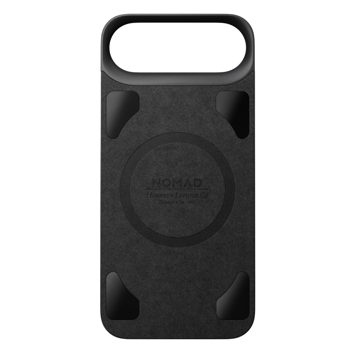 Nomad Mag Back Leather Case for iPhone Air (Horween Leather) - Black