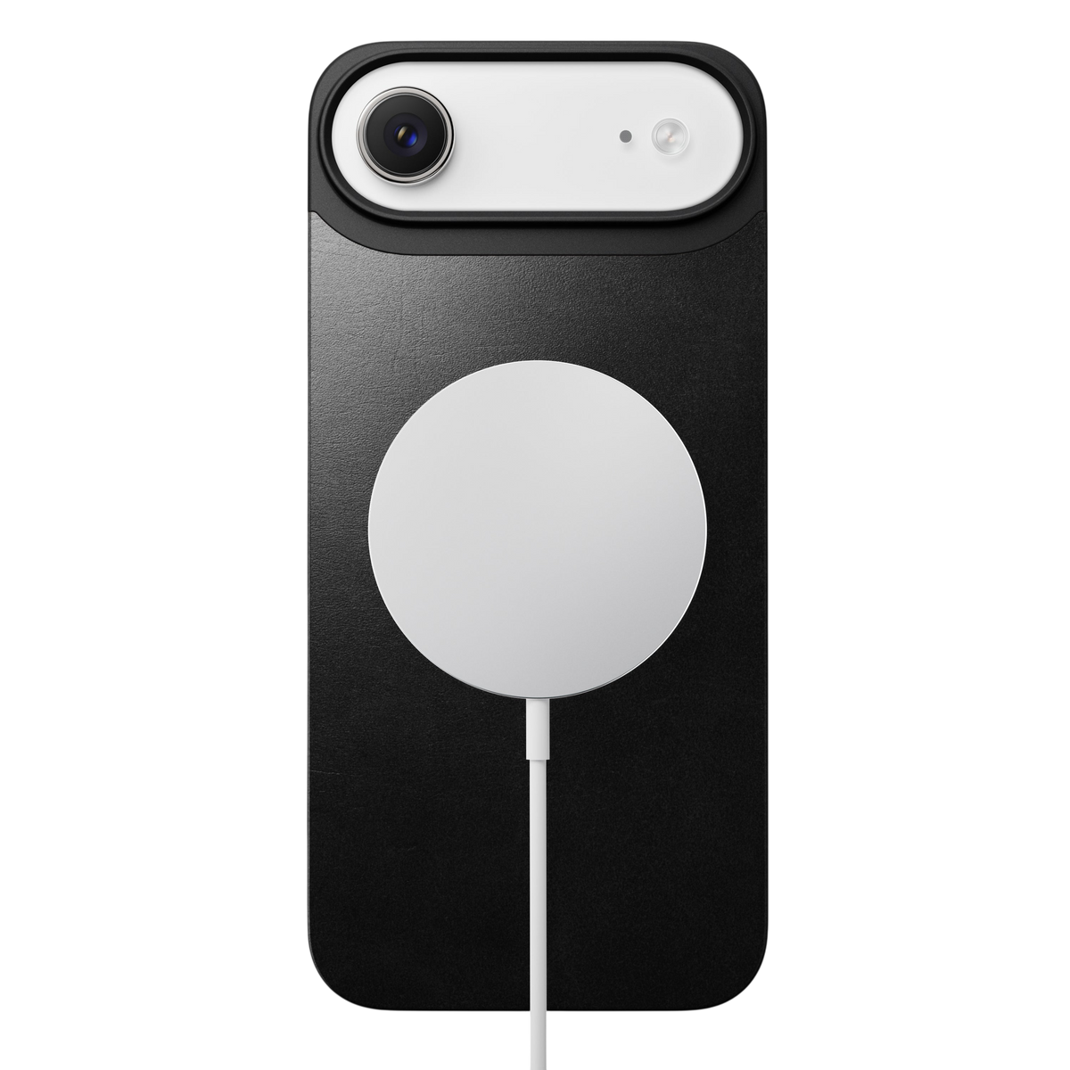 Nomad Mag Back Leather Case for iPhone Air (Horween Leather) - Black