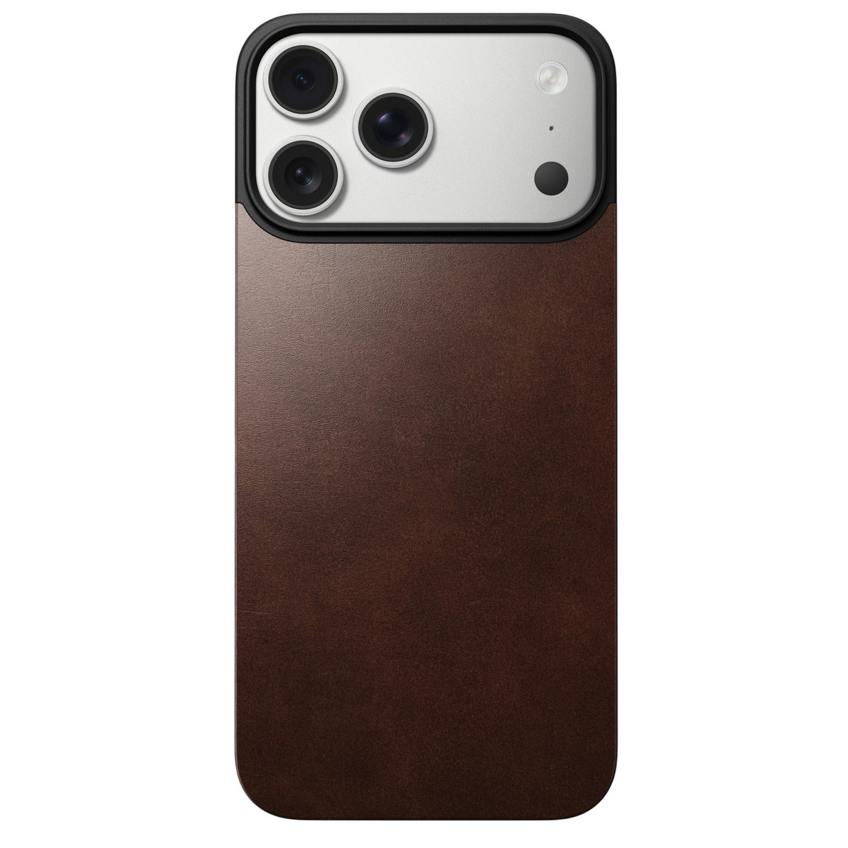 Nomad Mag Leather Back Case for iPhone 17 Pro Max - Rustic Brown #color_rustic-brown