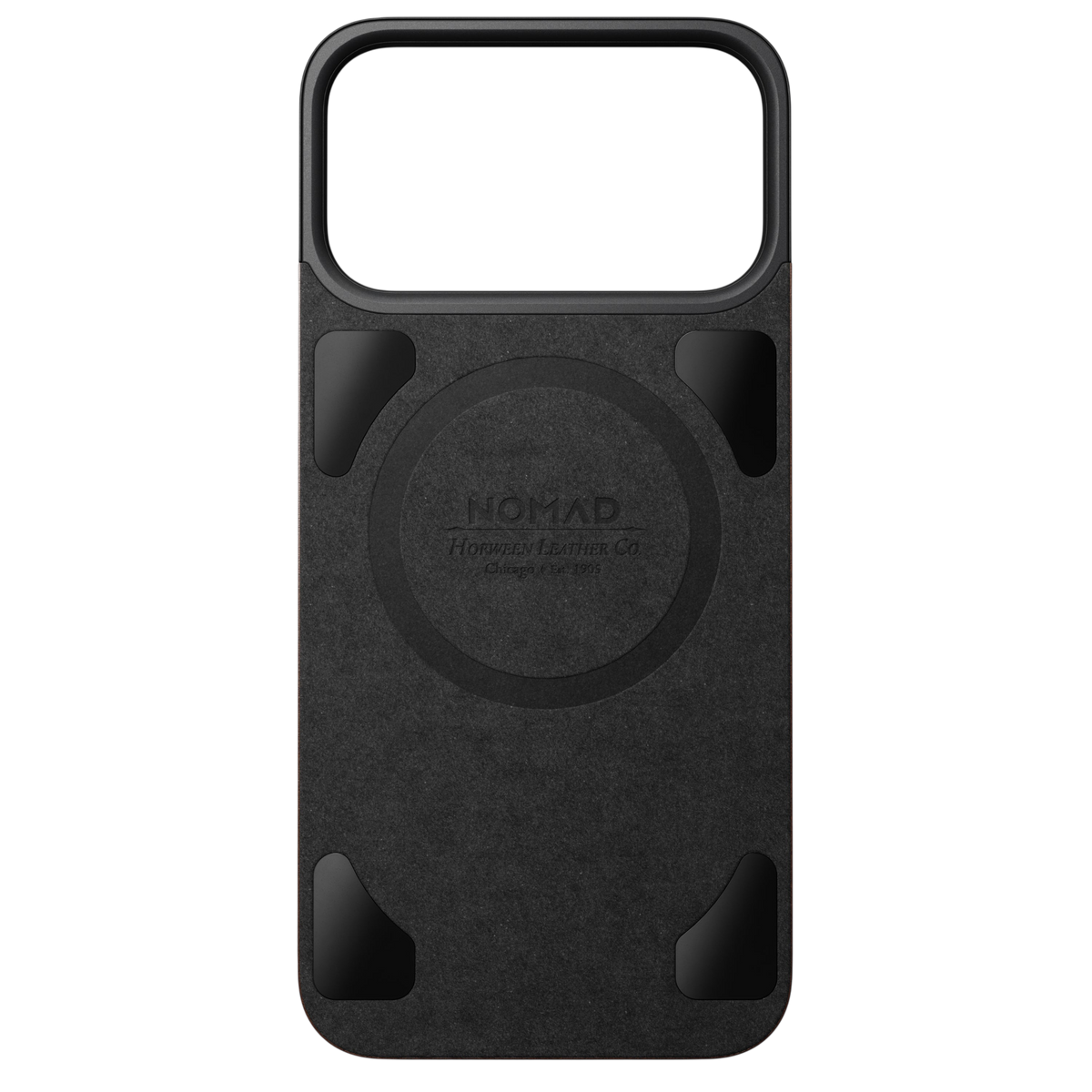 Nomad Mag Leather Back Case for iPhone 17 Pro Max - Rustic Brown