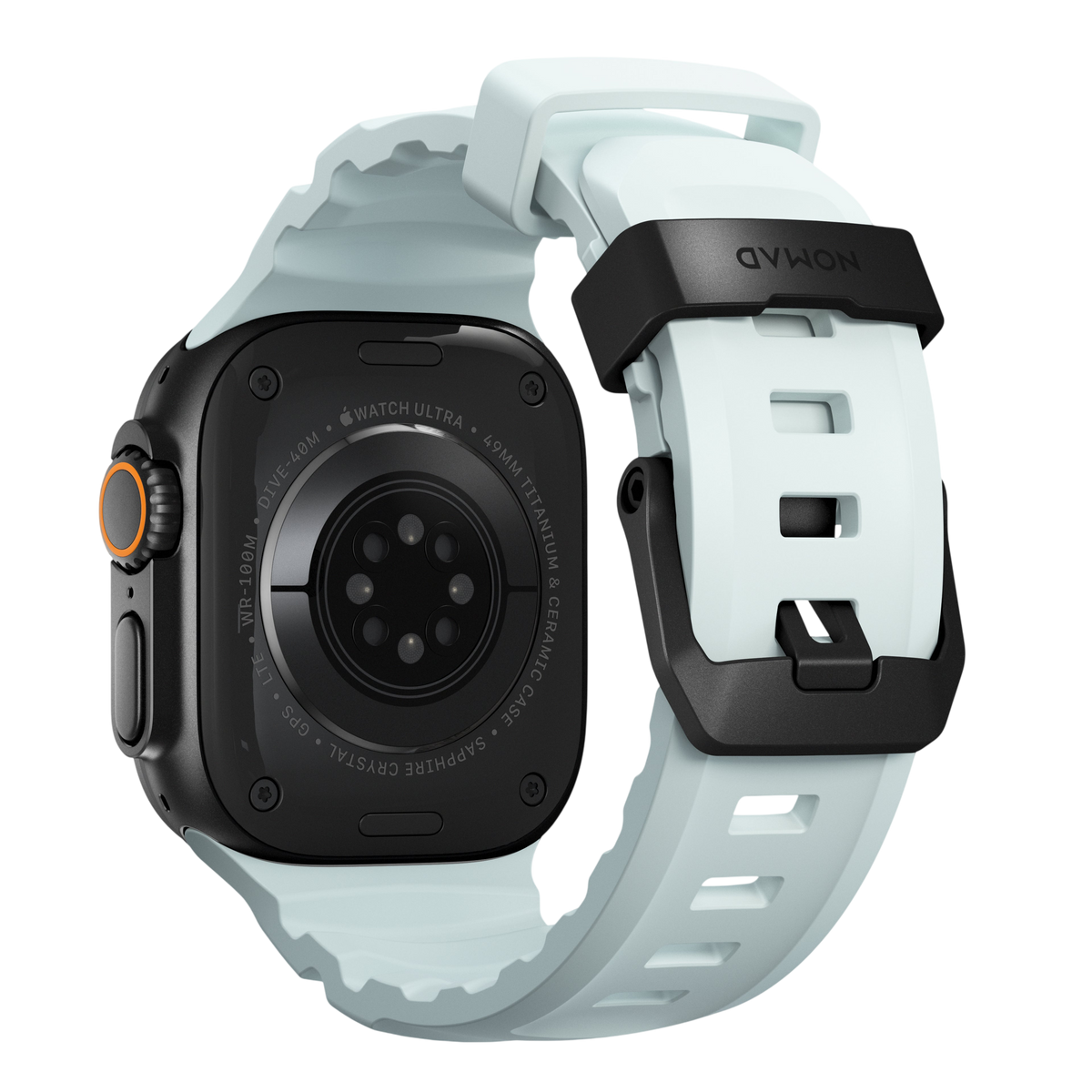 Nomad Rocky Point Band for Apple Watch 49mm / 46mm / 45mm - Icy Blue Glow #color_icy-blue-glow