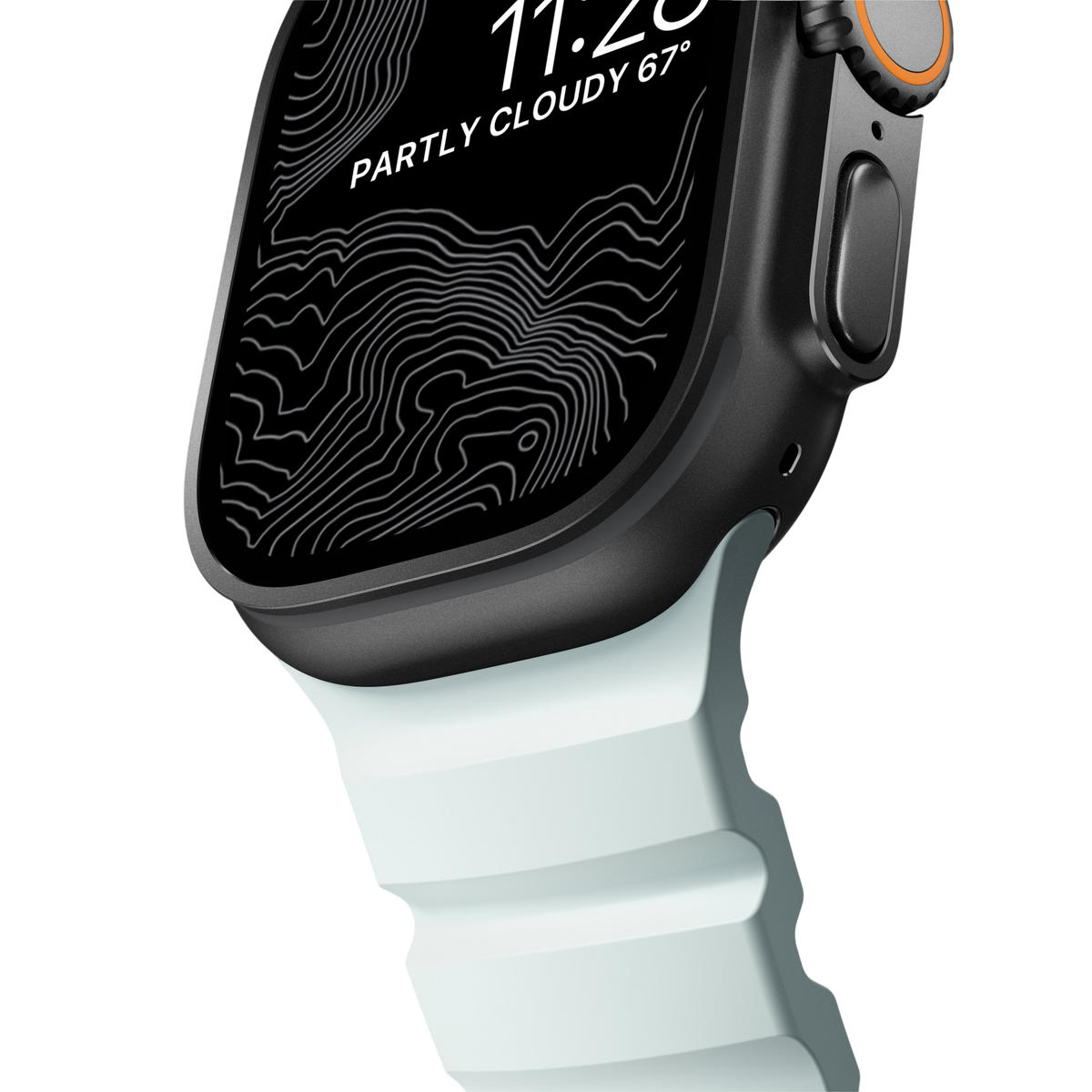 Nomad Rocky Point Band for Apple Watch 49mm / 46mm / 45mm - Icy Blue Glow
