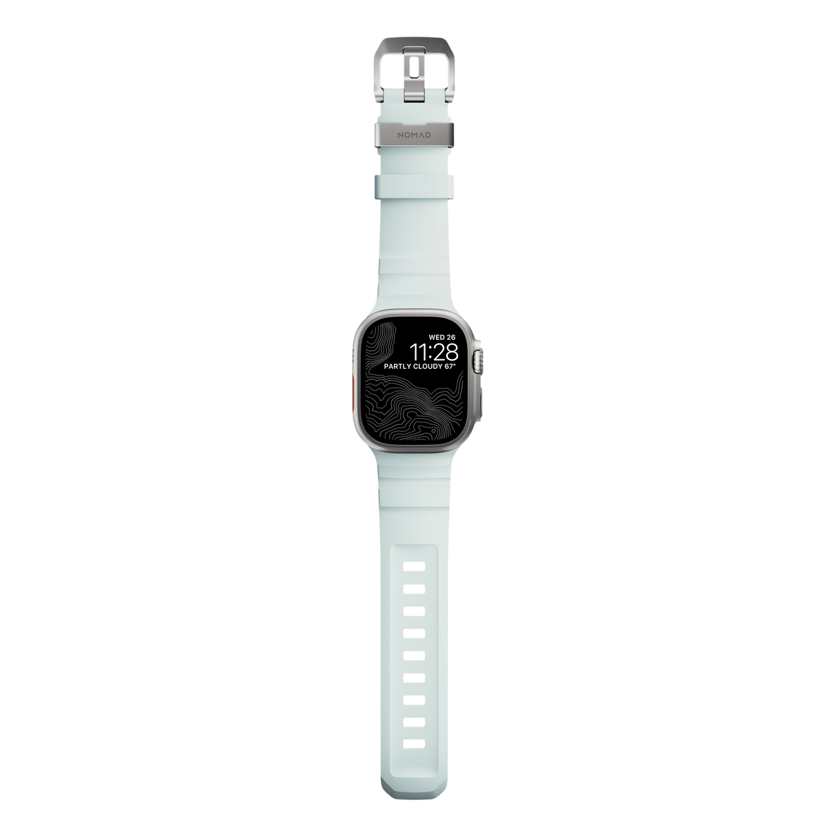 Nomad Rocky Point Band for Apple Watch 49mm / 46mm / 45mm - Icy Blue Glow