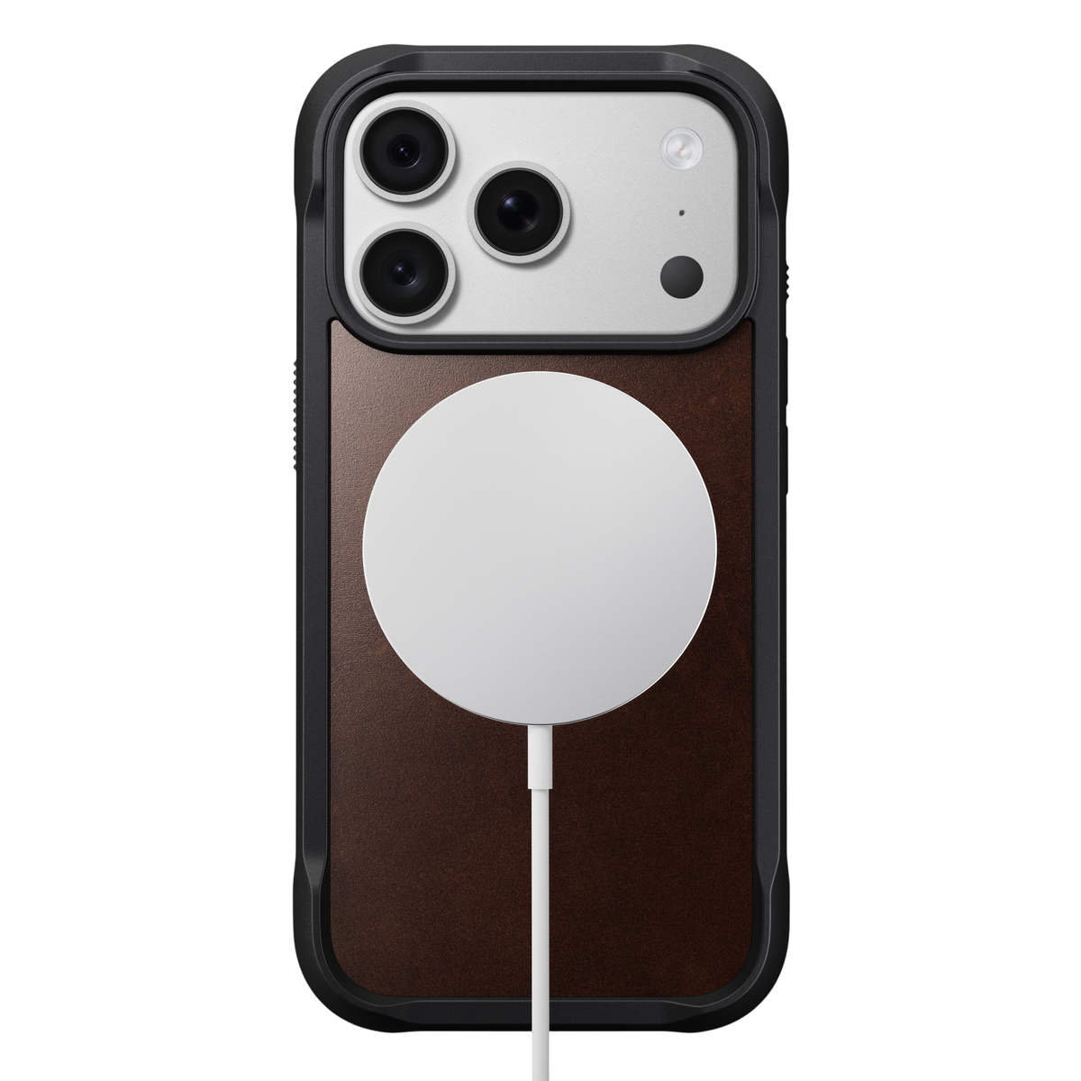 Nomad Rugged Leather Case for iPhone 18 Pro - back