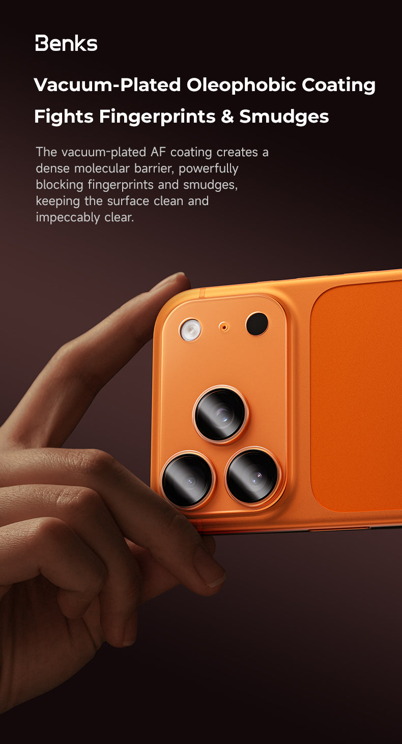Benks Integrated Matte Transparent Protector for iPhone 17 Pro
