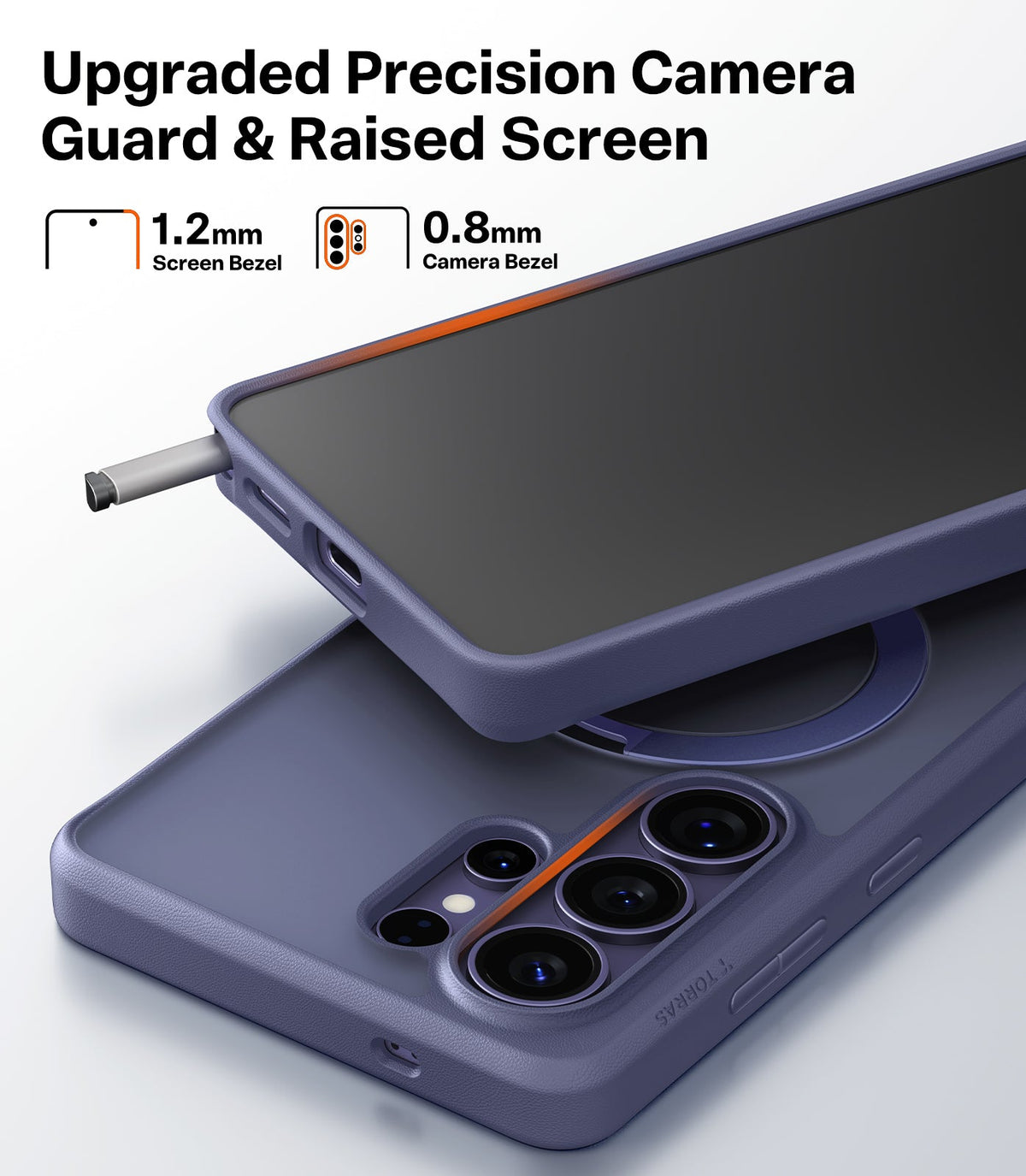 TORRAS Ostand Spin for Samsung Galaxy S26 Ultra - Dark Purple